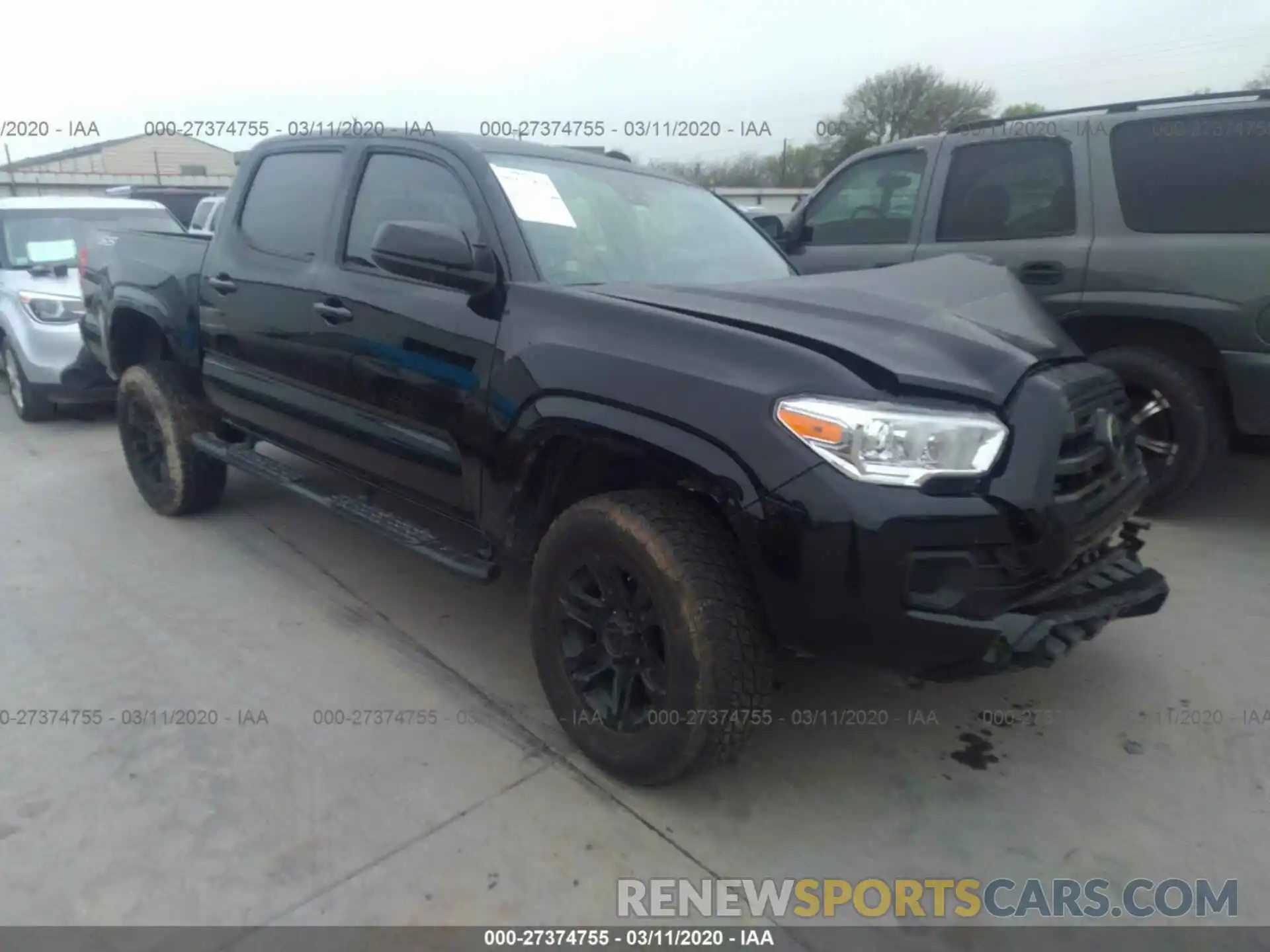 1 Photograph of a damaged car 5TFAX5GN2KX151530 TOYOTA TACOMA 2019