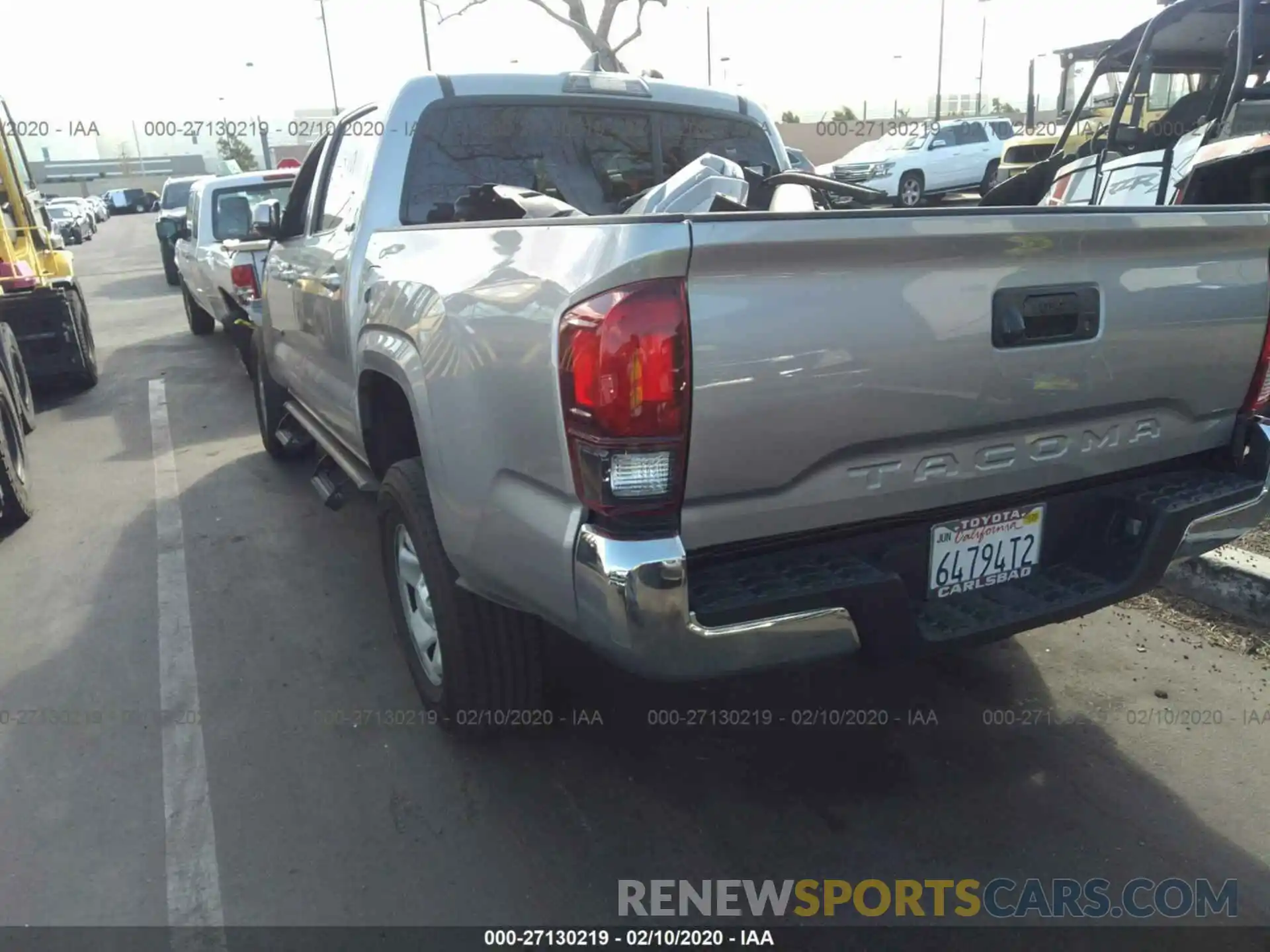 3 Photograph of a damaged car 5TFAX5GN2KX152094 TOYOTA TACOMA 2019