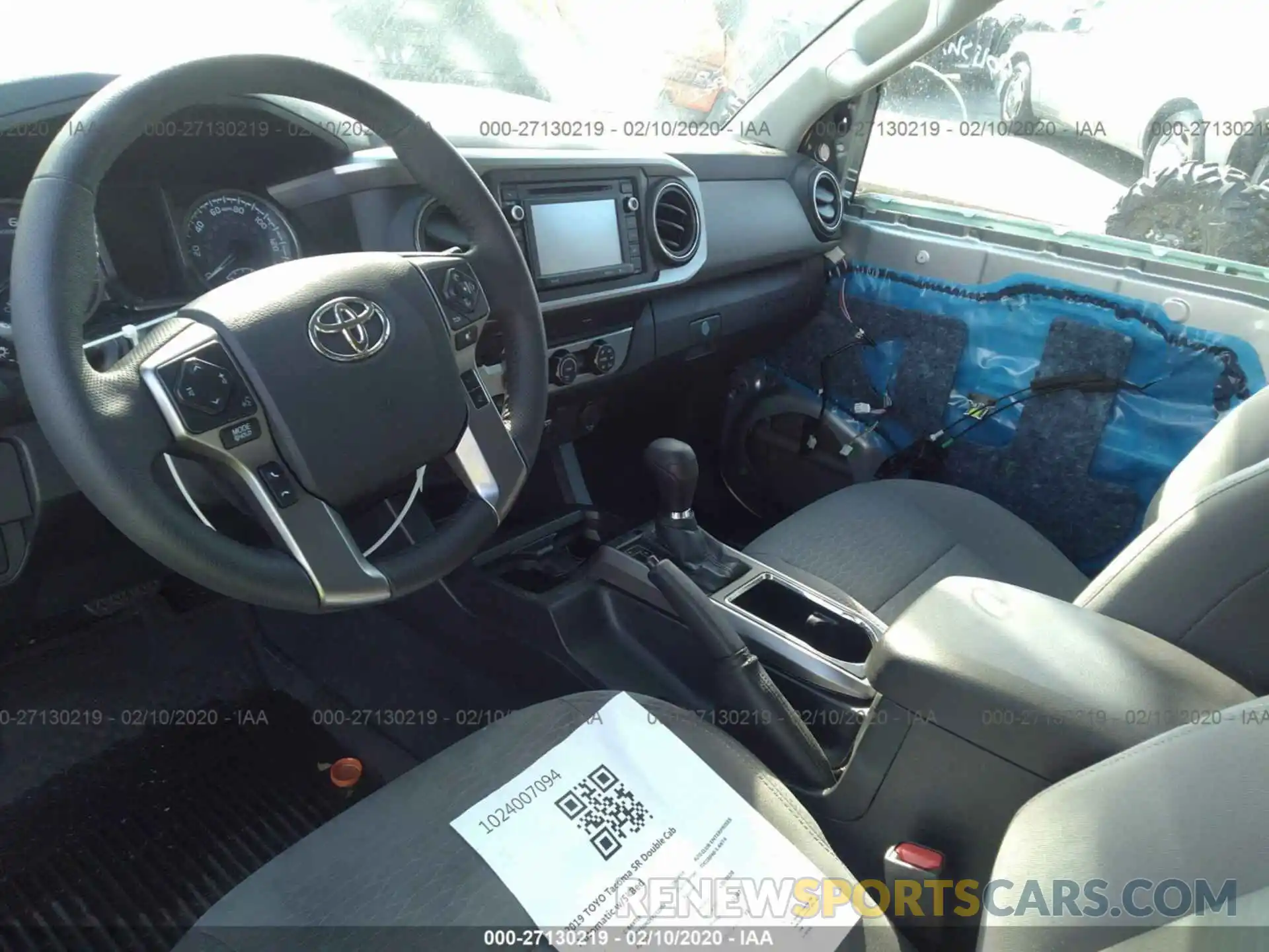 5 Фотография поврежденного автомобиля 5TFAX5GN2KX152094 TOYOTA TACOMA 2019