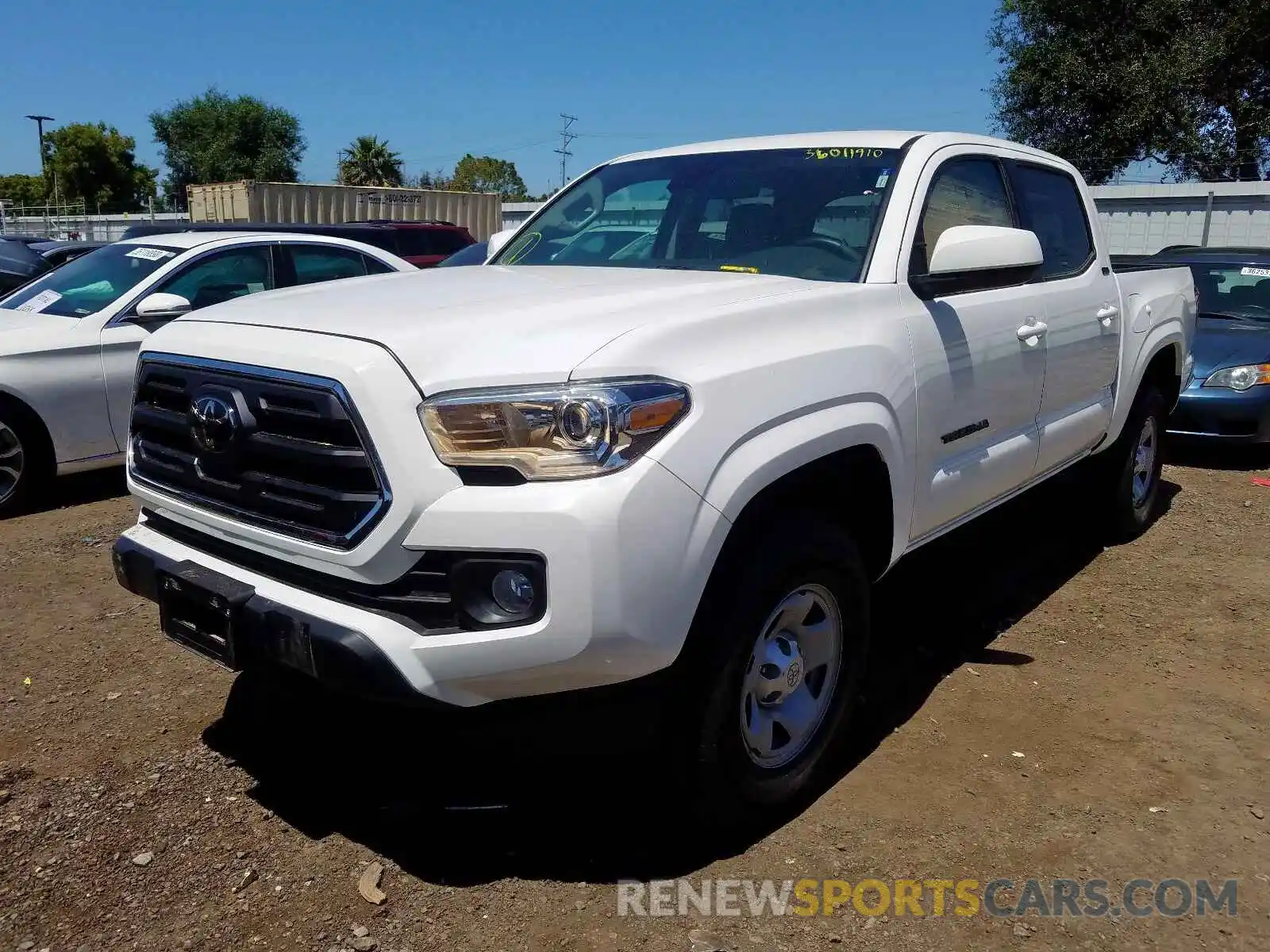 2 Photograph of a damaged car 5TFAX5GN2KX153360 TOYOTA TACOMA 2019