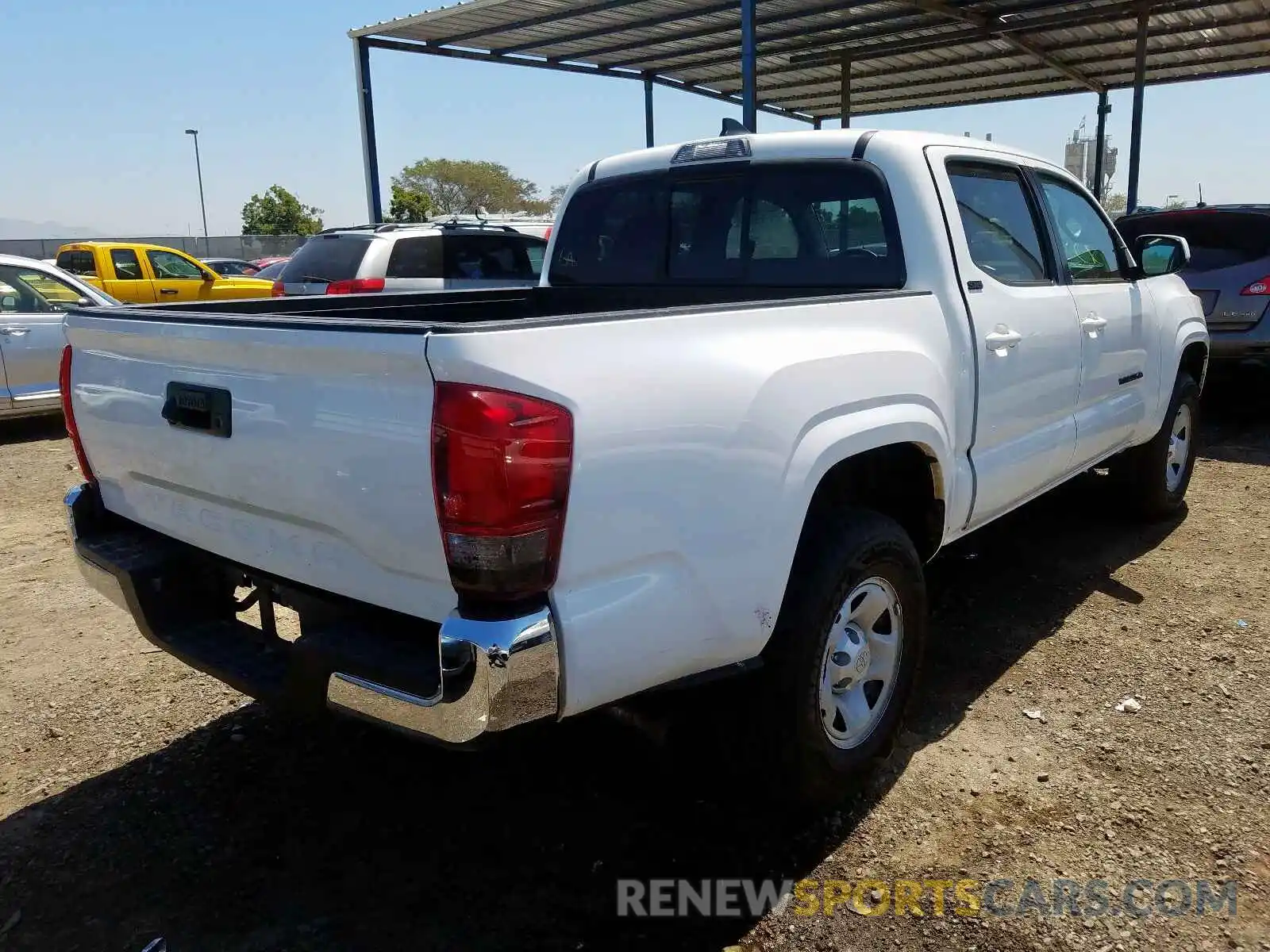 4 Photograph of a damaged car 5TFAX5GN2KX153360 TOYOTA TACOMA 2019