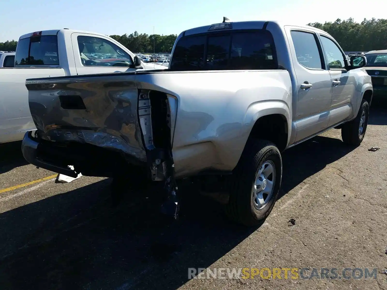 4 Photograph of a damaged car 5TFAX5GN2KX156548 TOYOTA TACOMA 2019