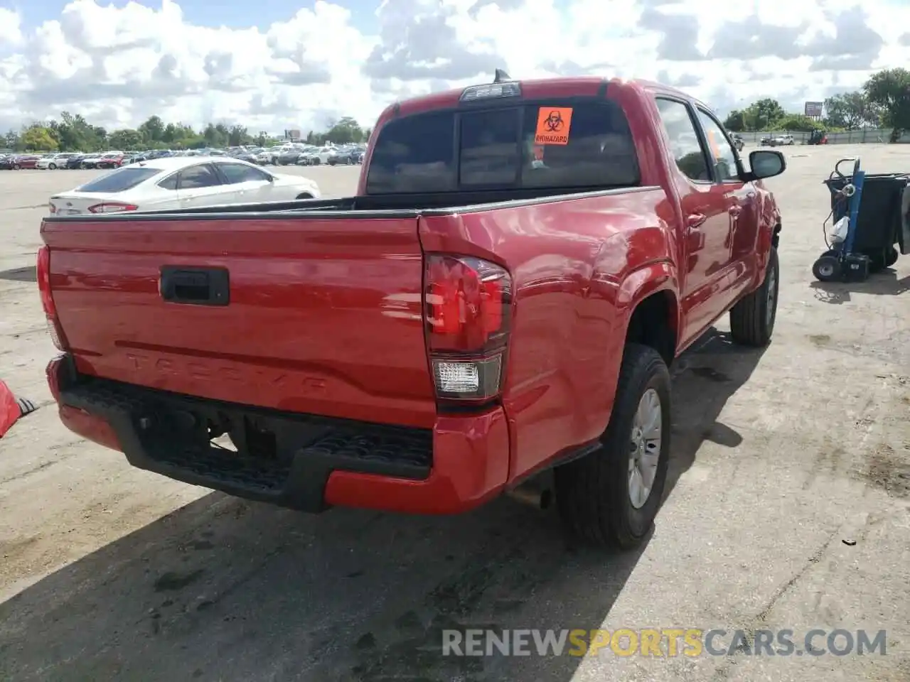 4 Photograph of a damaged car 5TFAX5GN2KX160177 TOYOTA TACOMA 2019