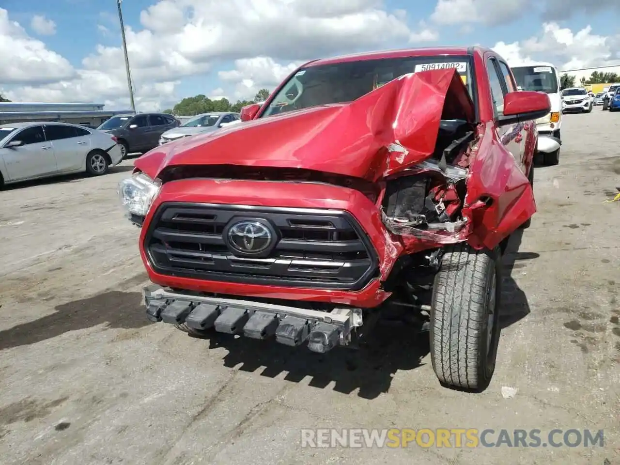 9 Photograph of a damaged car 5TFAX5GN2KX160177 TOYOTA TACOMA 2019