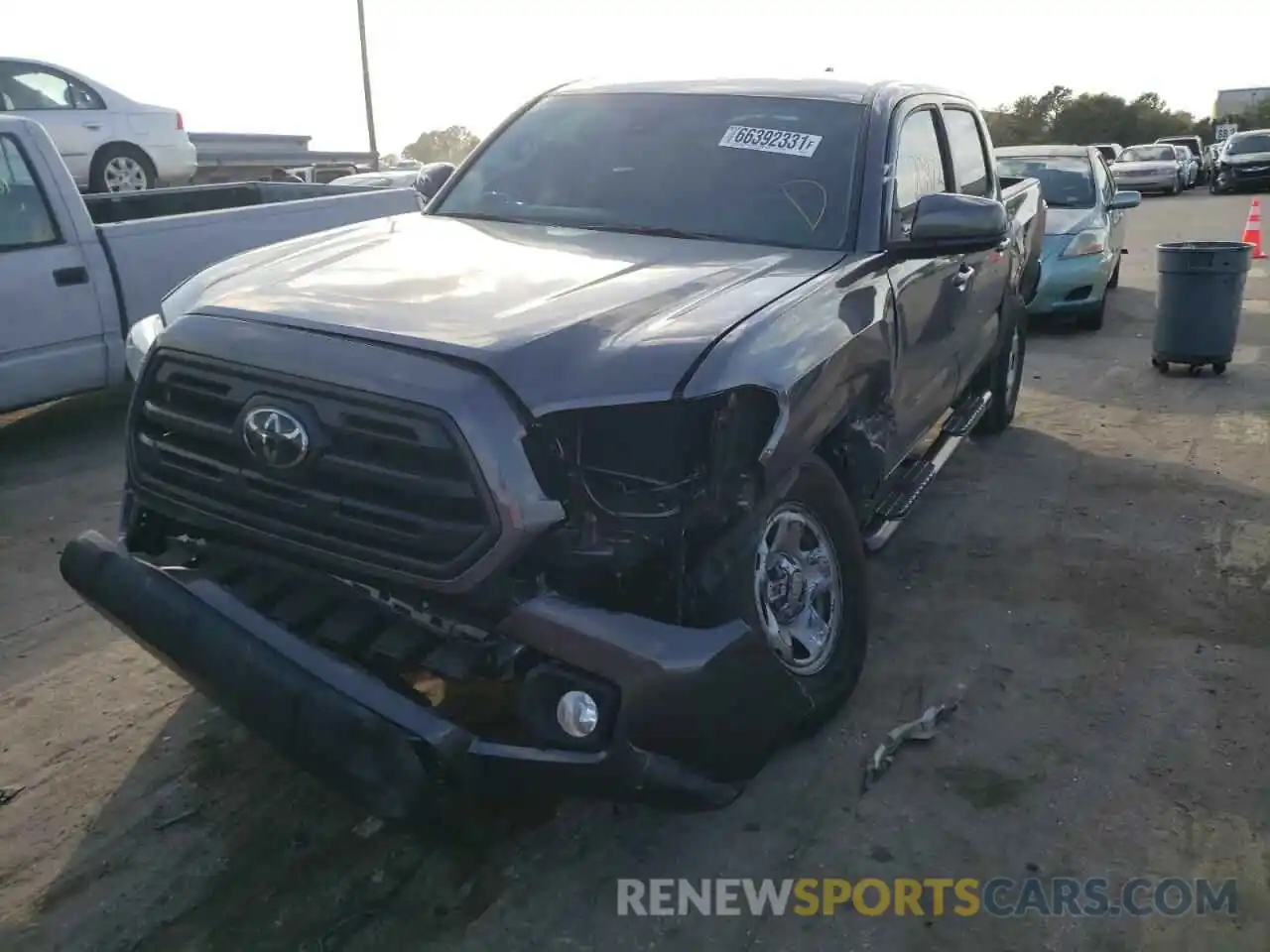 2 Photograph of a damaged car 5TFAX5GN2KX160776 TOYOTA TACOMA 2019