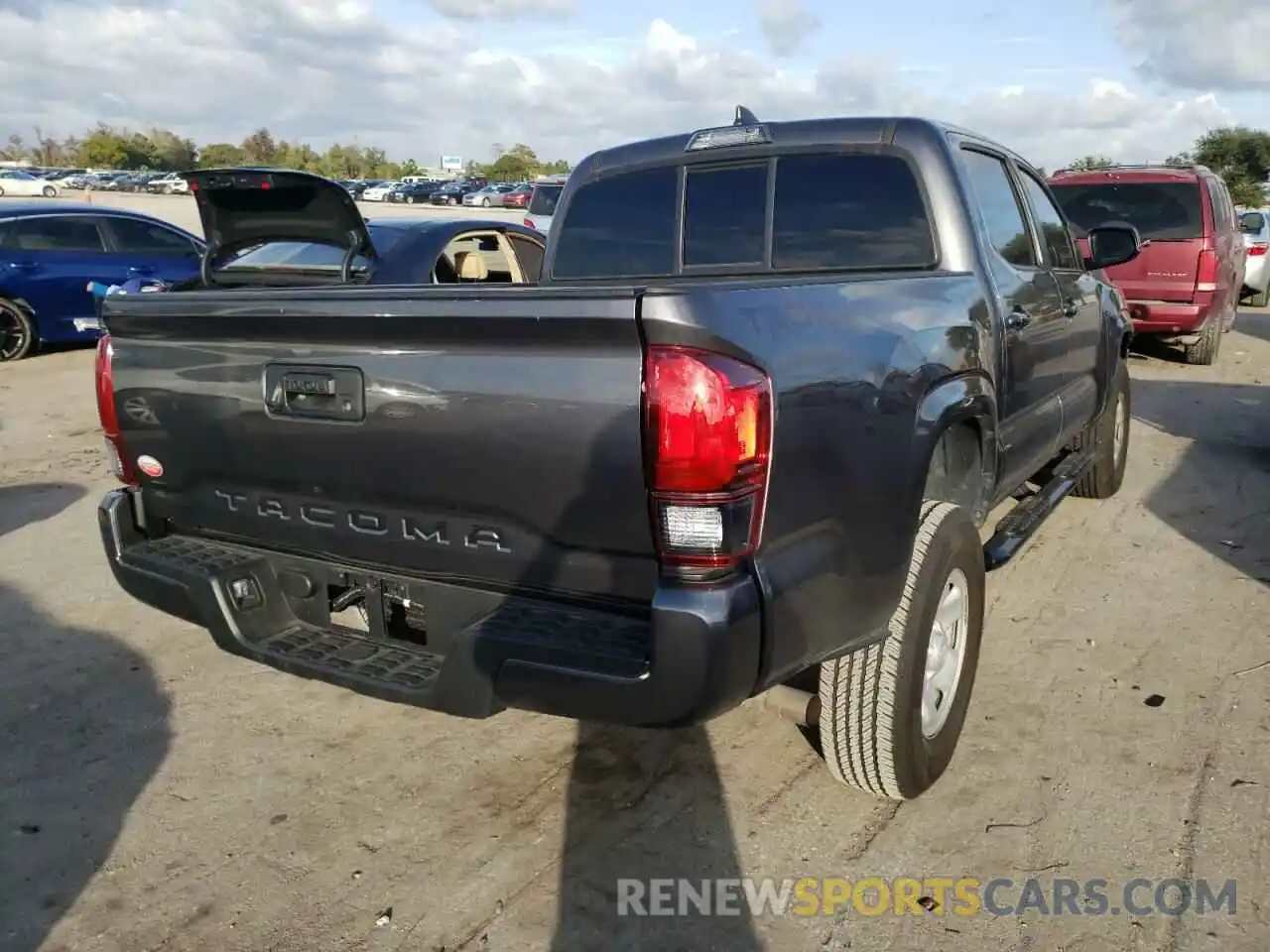 4 Photograph of a damaged car 5TFAX5GN2KX160776 TOYOTA TACOMA 2019