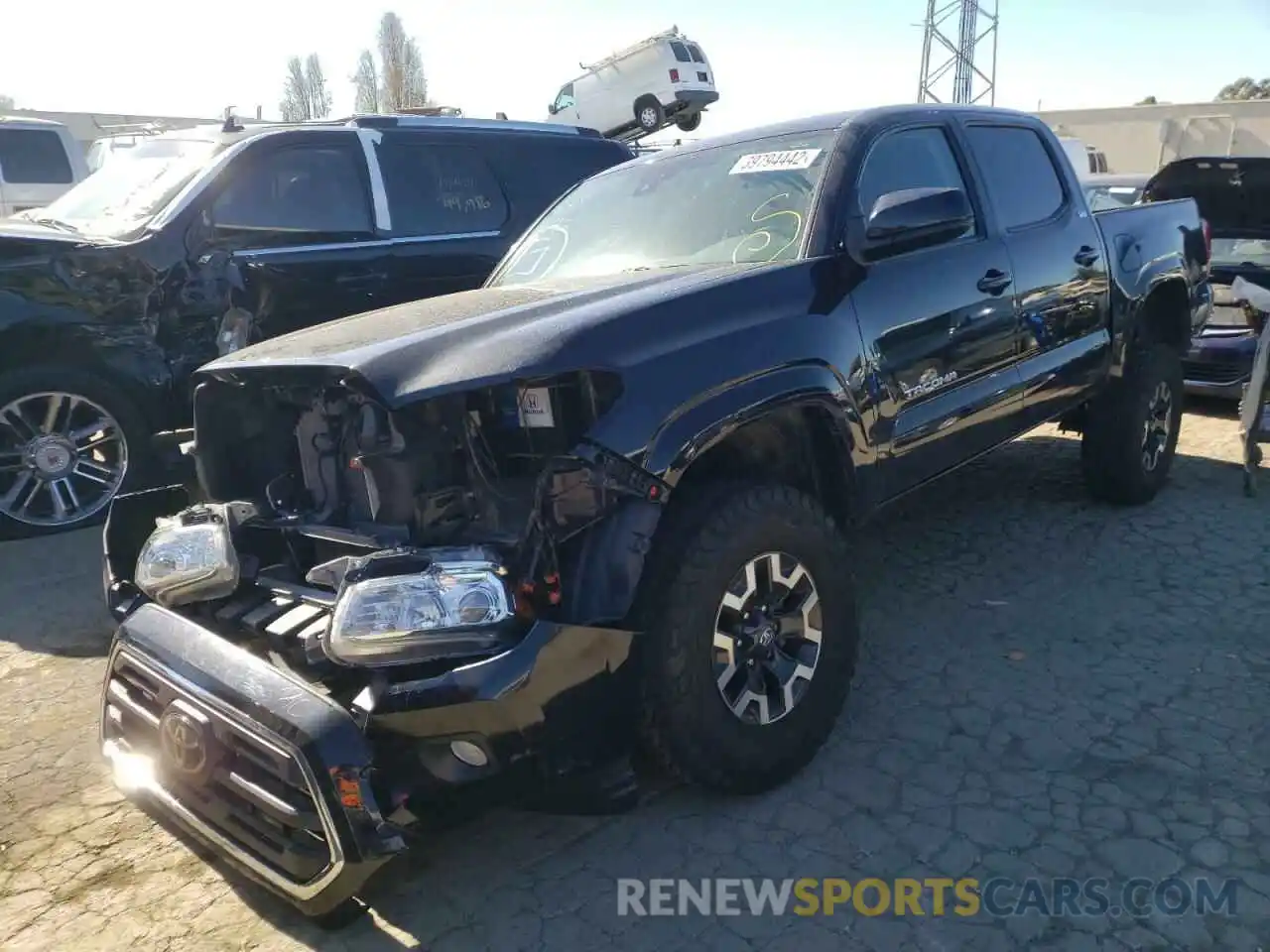 2 Photograph of a damaged car 5TFAX5GN2KX161085 TOYOTA TACOMA 2019