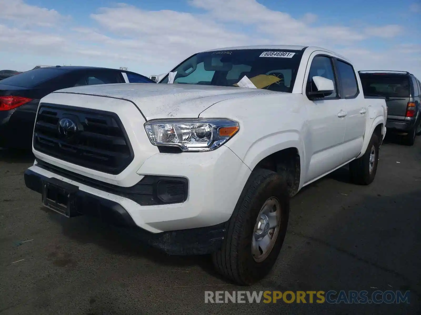 2 Photograph of a damaged car 5TFAX5GN2KX161250 TOYOTA TACOMA 2019