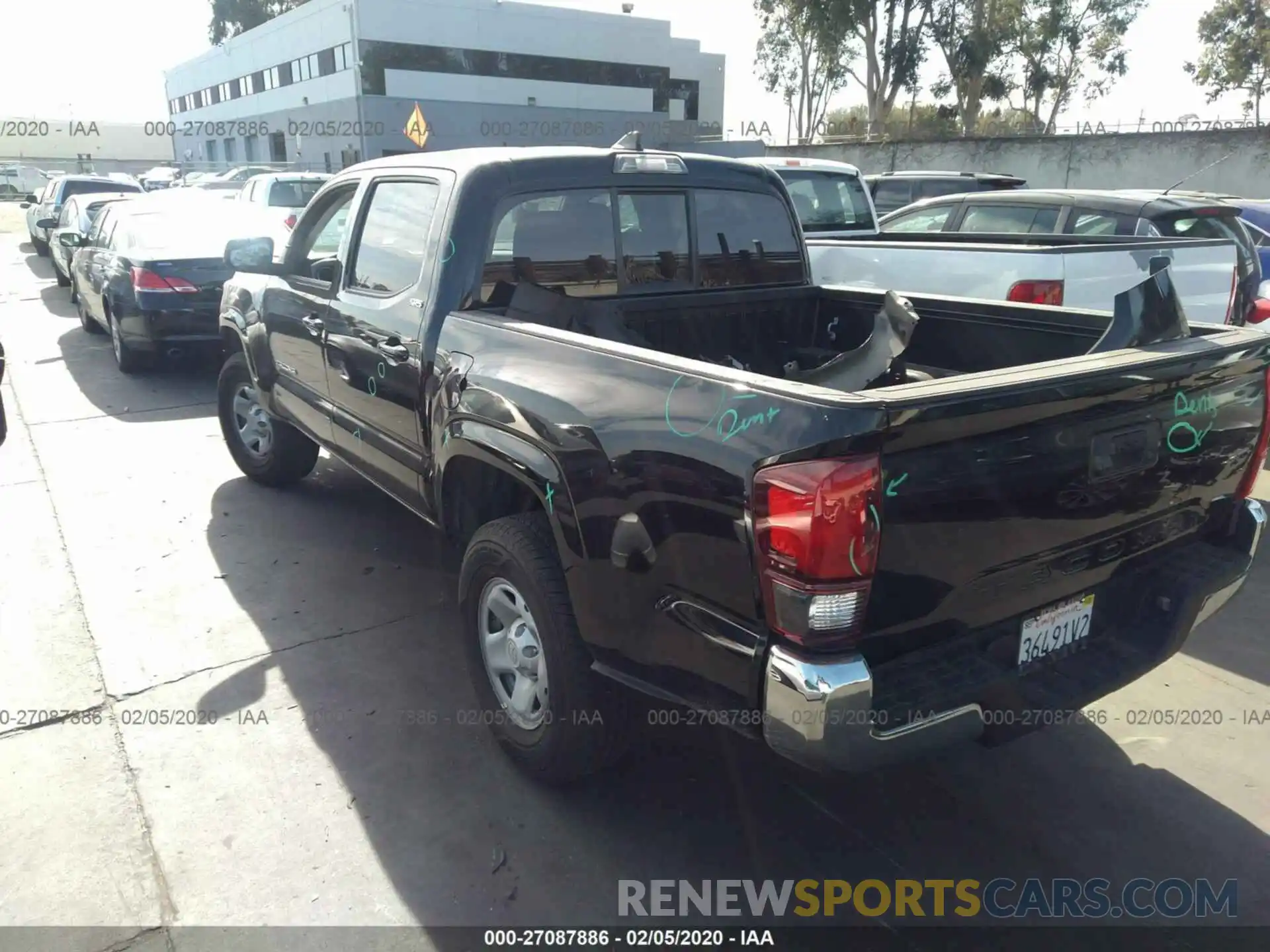 3 Photograph of a damaged car 5TFAX5GN2KX164911 TOYOTA TACOMA 2019