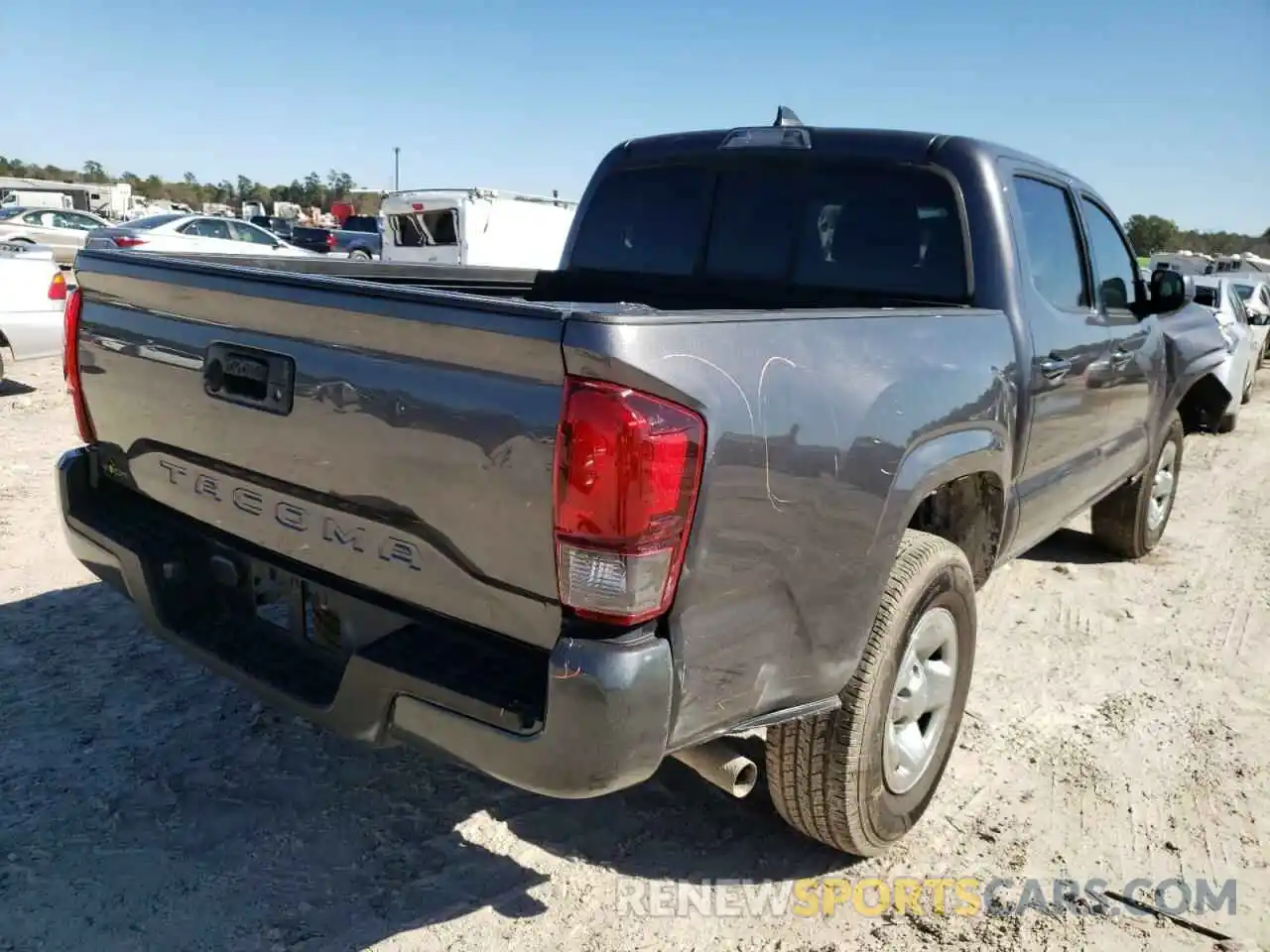 4 Photograph of a damaged car 5TFAX5GN3KX132470 TOYOTA TACOMA 2019