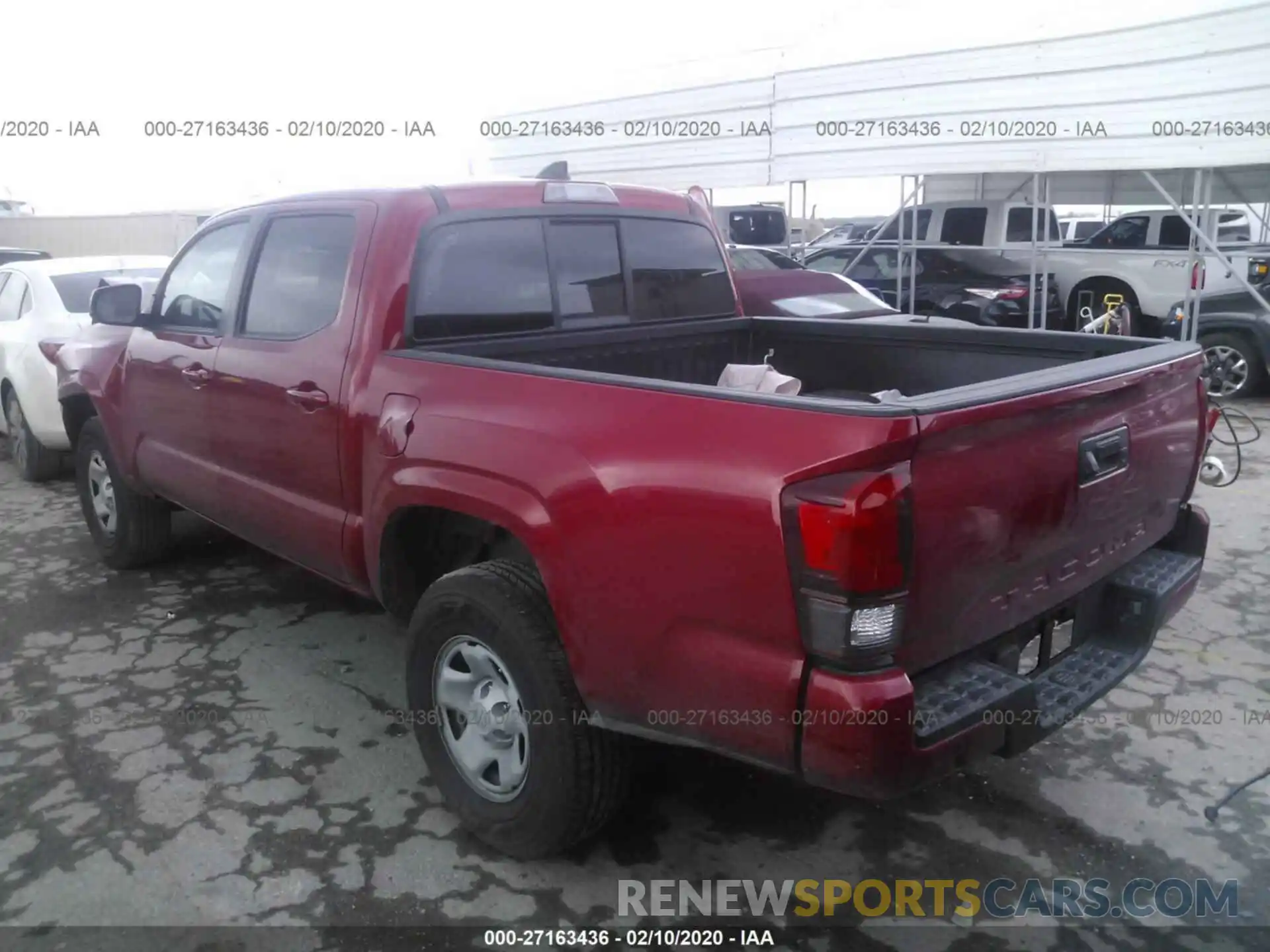 3 Photograph of a damaged car 5TFAX5GN3KX139662 TOYOTA TACOMA 2019