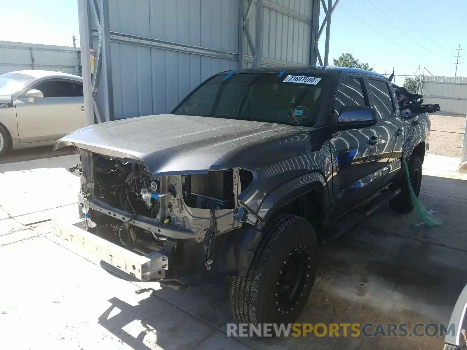 2 Photograph of a damaged car 5TFAX5GN3KX142898 TOYOTA TACOMA 2019