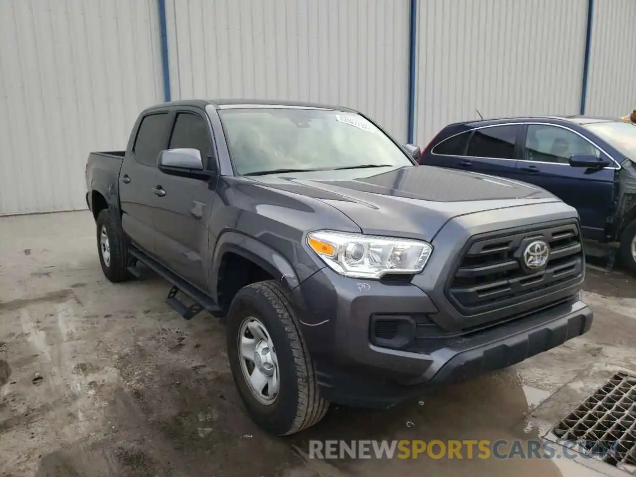 1 Photograph of a damaged car 5TFAX5GN3KX148555 TOYOTA TACOMA 2019