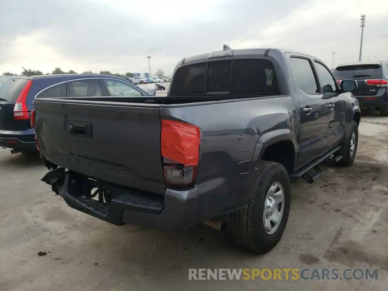 4 Photograph of a damaged car 5TFAX5GN3KX148555 TOYOTA TACOMA 2019