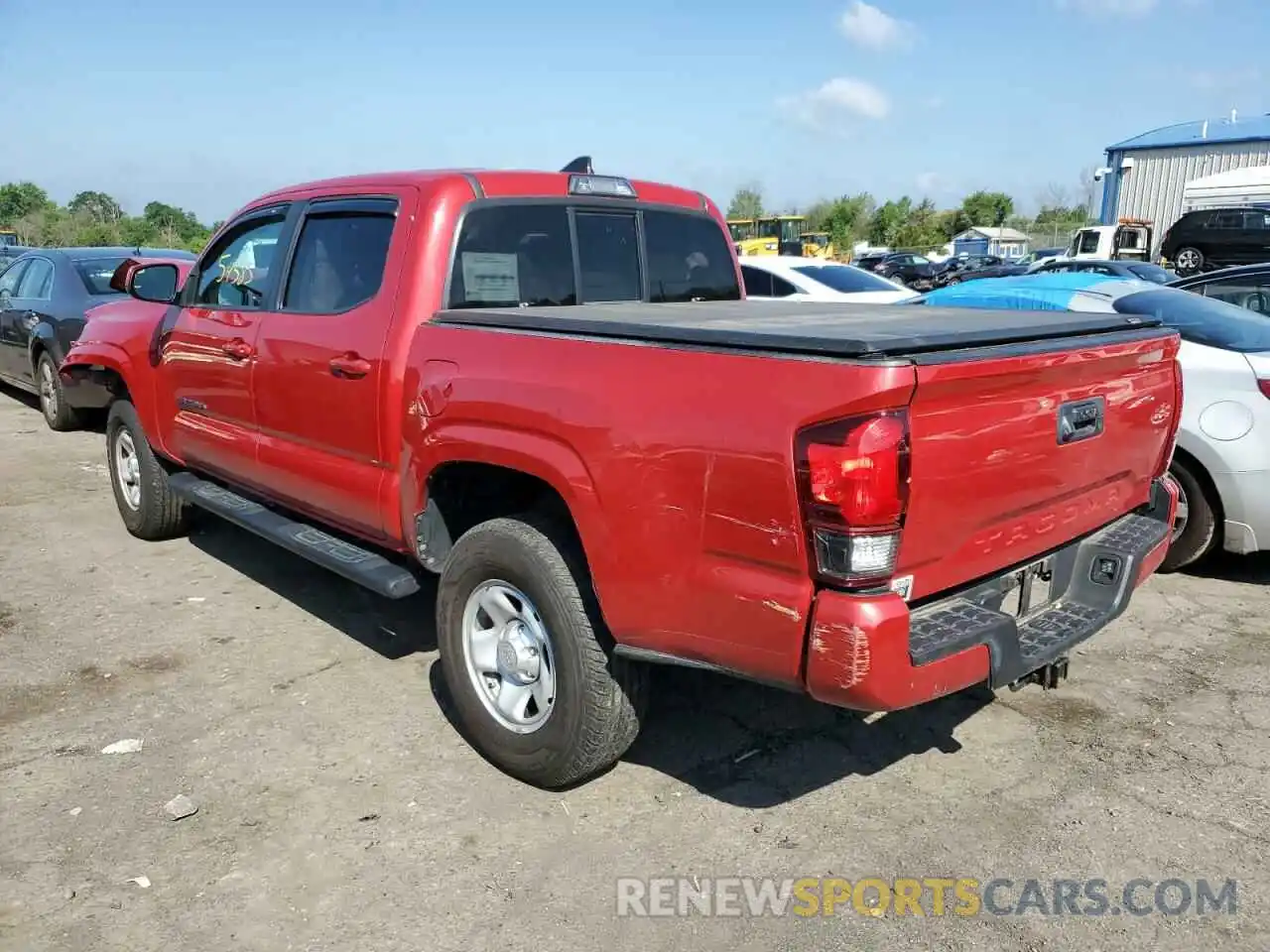 3 Photograph of a damaged car 5TFAX5GN3KX151780 TOYOTA TACOMA 2019