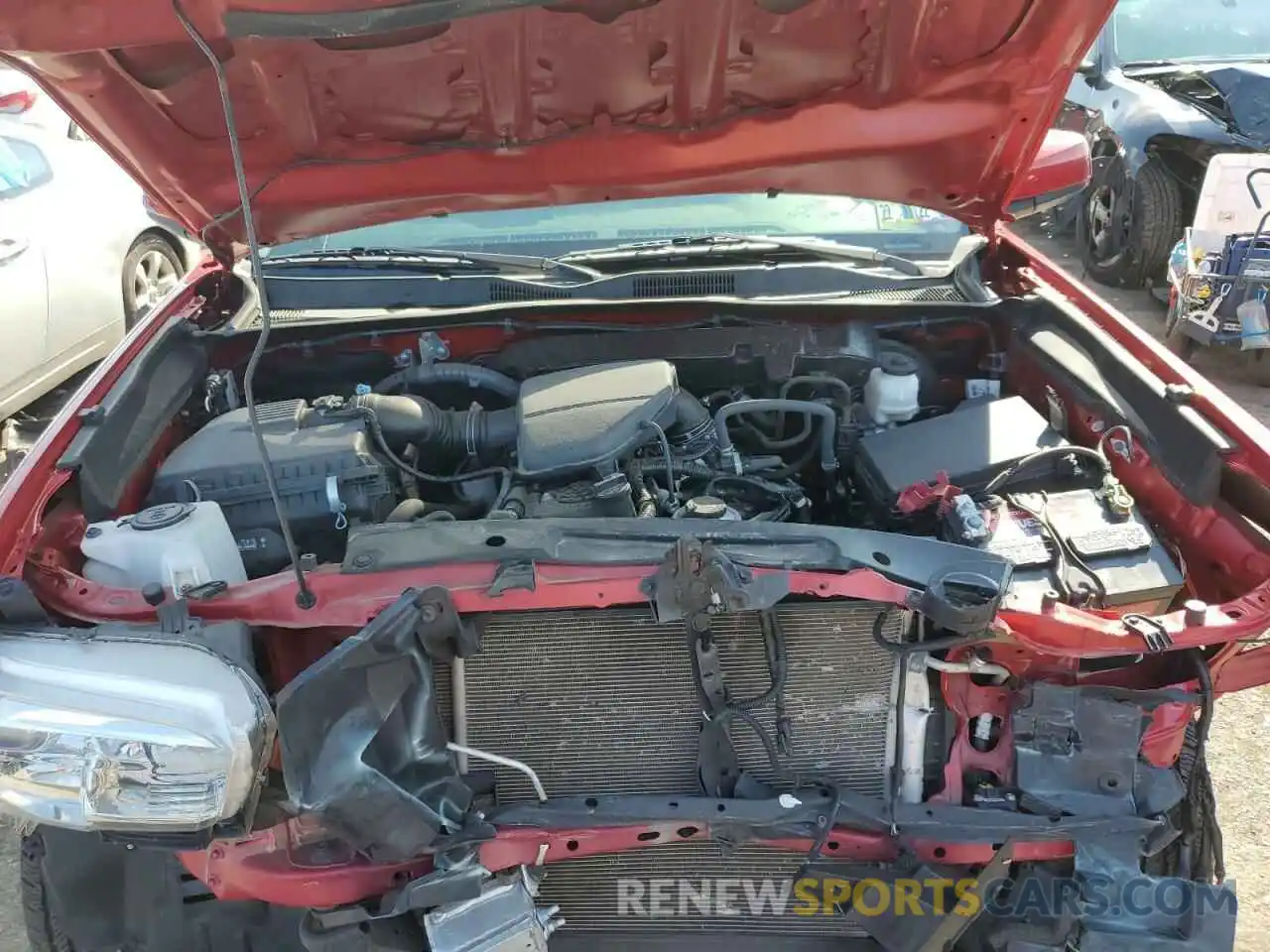 7 Photograph of a damaged car 5TFAX5GN3KX151780 TOYOTA TACOMA 2019