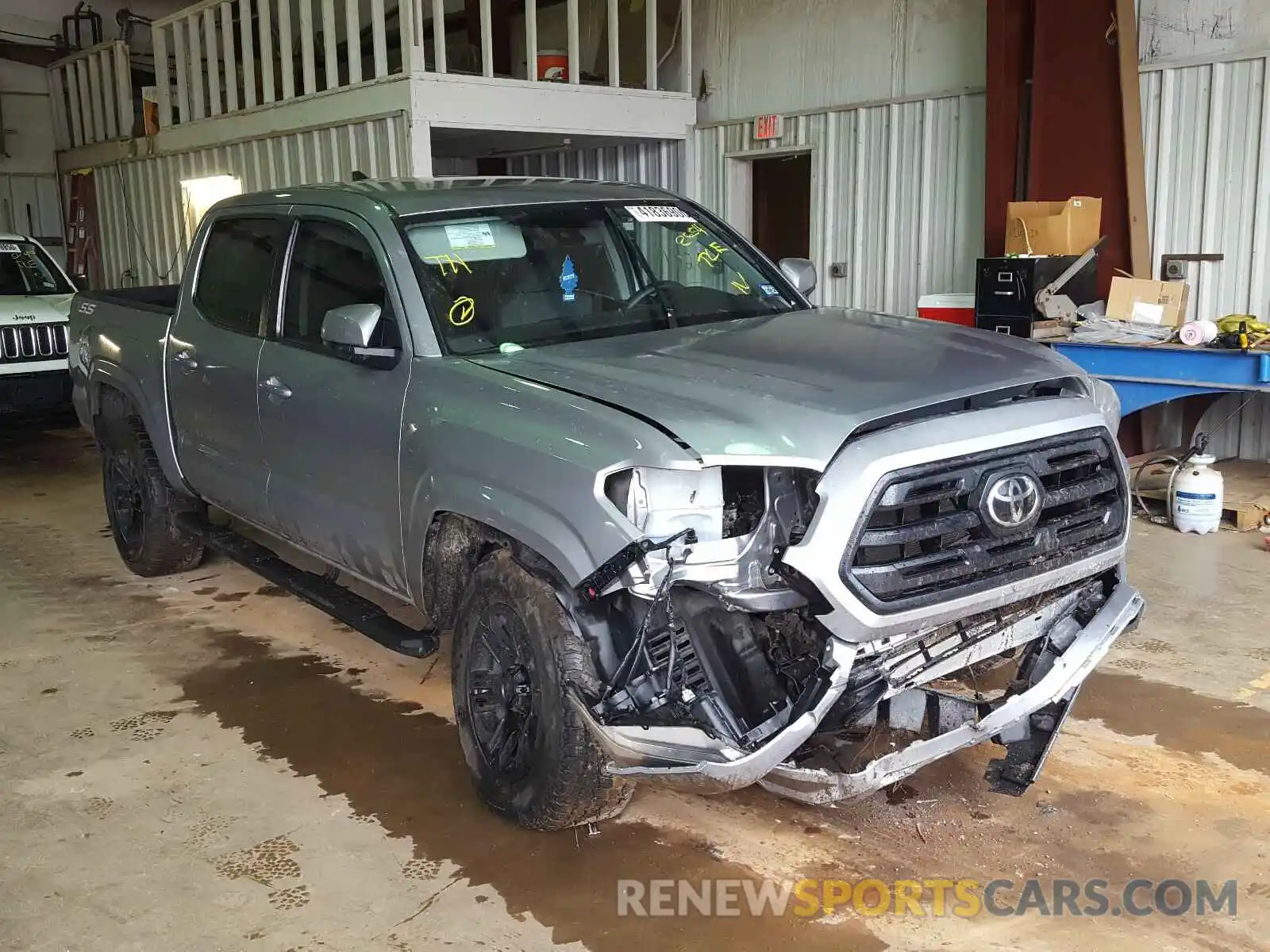 1 Photograph of a damaged car 5TFAX5GN3KX152654 TOYOTA TACOMA 2019