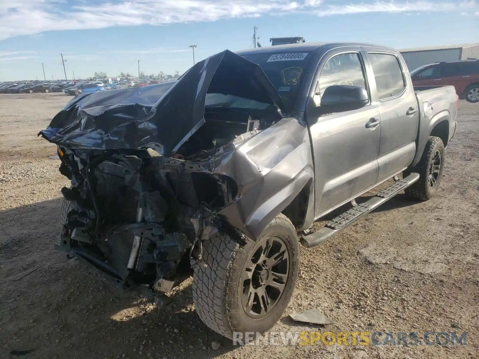 2 Photograph of a damaged car 5TFAX5GN3KX152864 TOYOTA TACOMA 2019