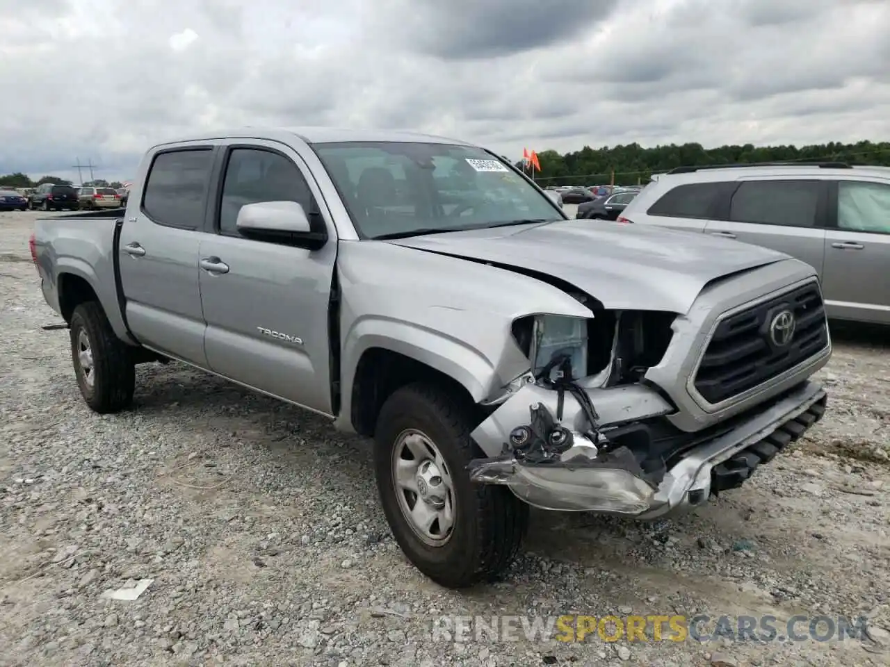 1 Photograph of a damaged car 5TFAX5GN3KX154307 TOYOTA TACOMA 2019