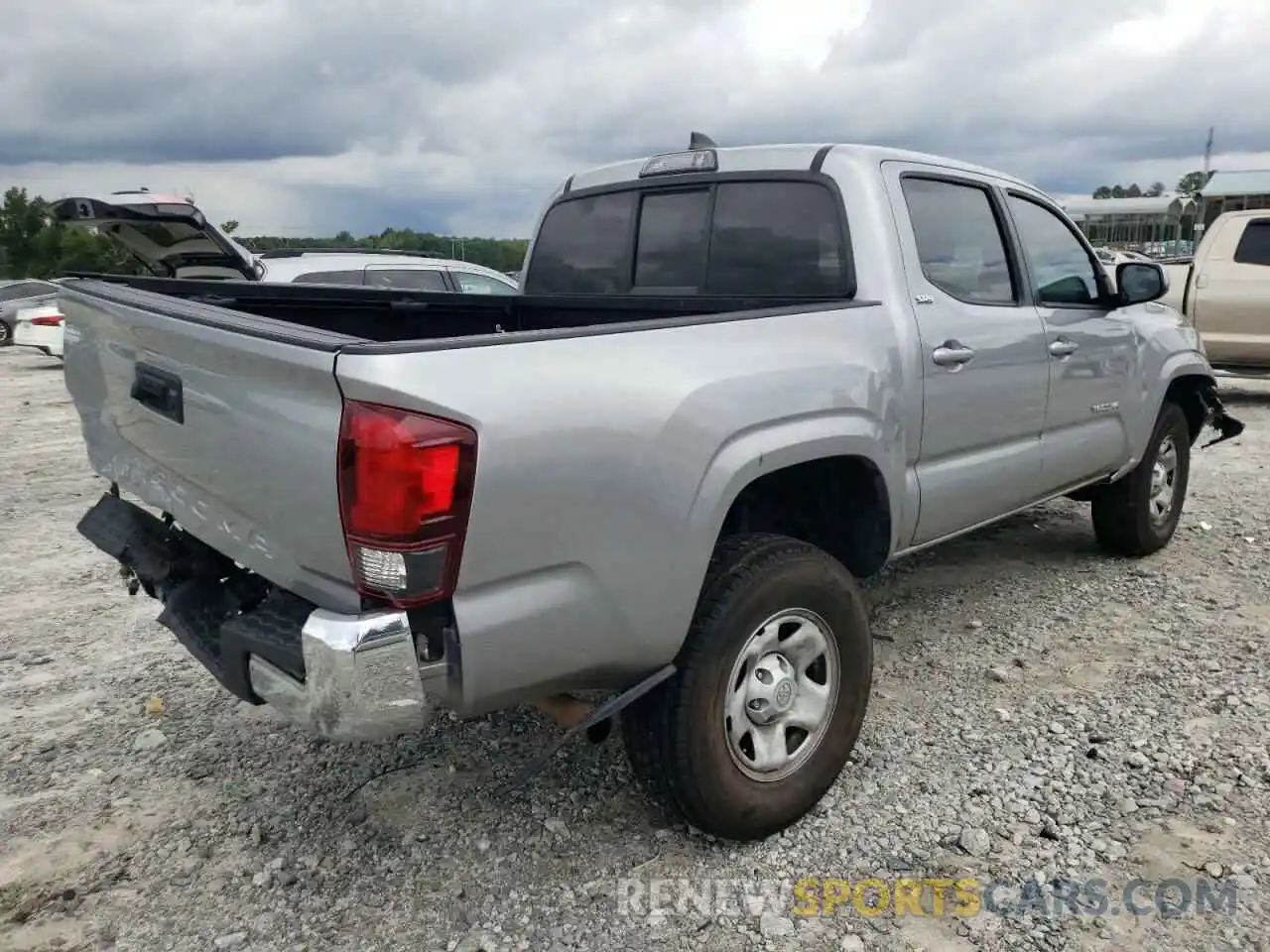 4 Photograph of a damaged car 5TFAX5GN3KX154307 TOYOTA TACOMA 2019