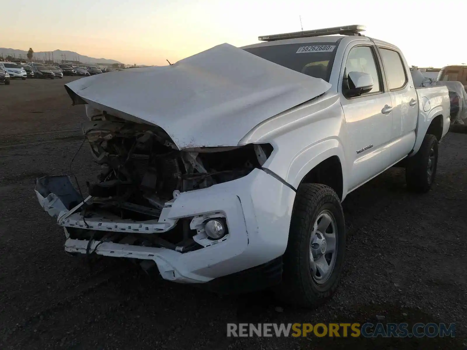 2 Photograph of a damaged car 5TFAX5GN3KX157837 TOYOTA TACOMA 2019