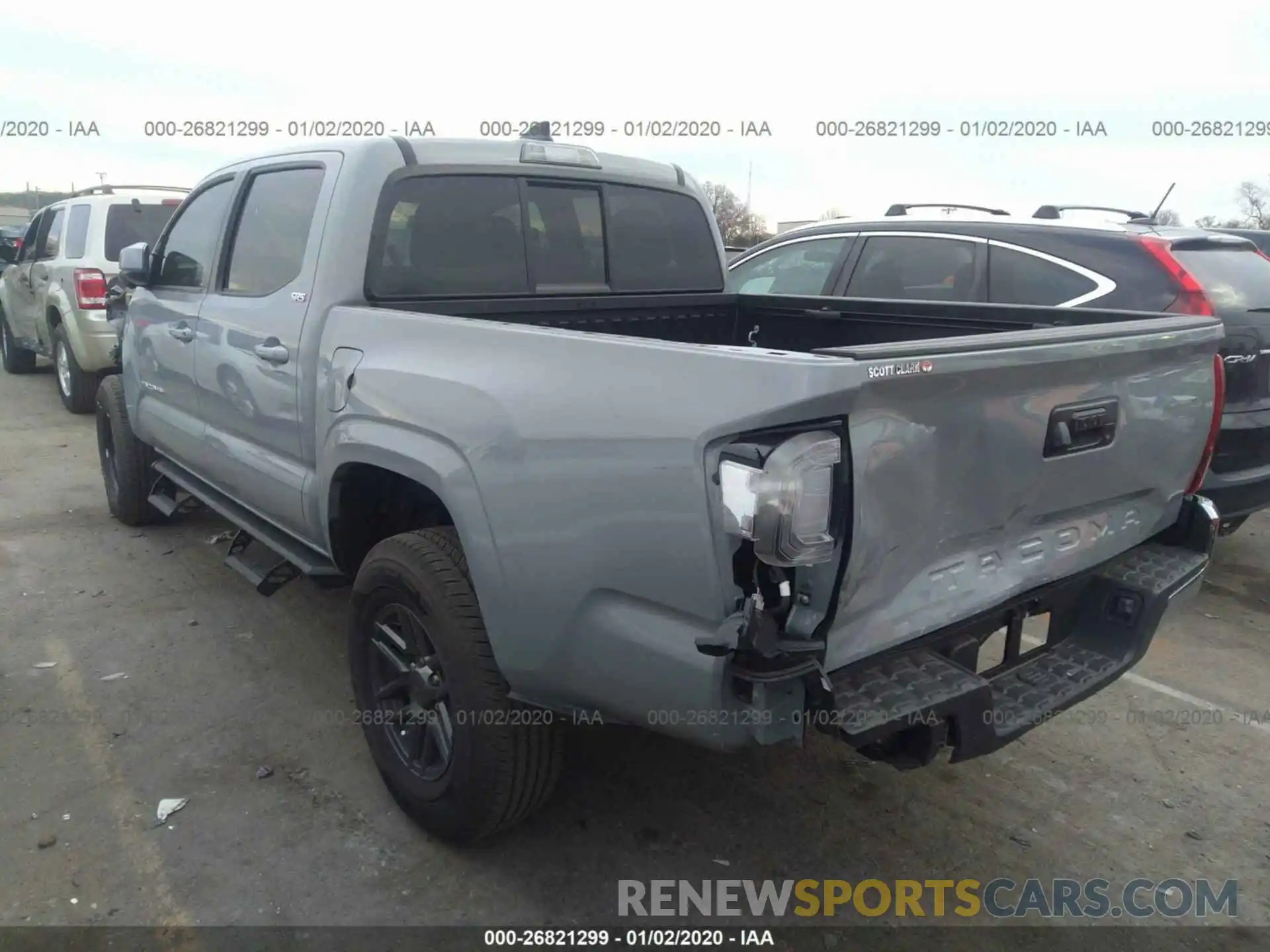 3 Photograph of a damaged car 5TFAX5GN3KX158714 TOYOTA TACOMA 2019