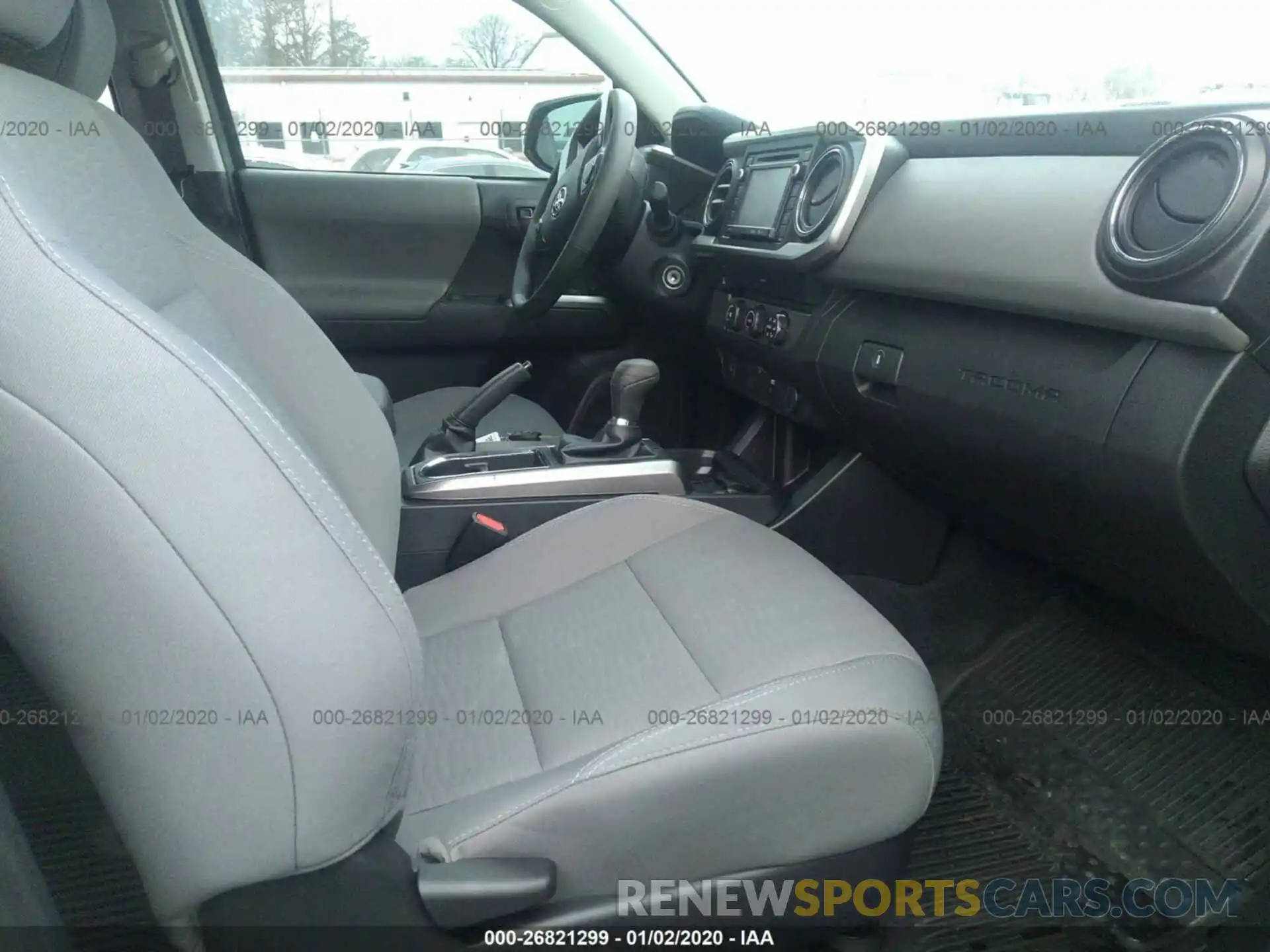 5 Photograph of a damaged car 5TFAX5GN3KX158714 TOYOTA TACOMA 2019