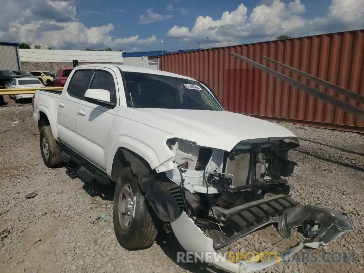 1 Photograph of a damaged car 5TFAX5GN3KX158910 TOYOTA TACOMA 2019