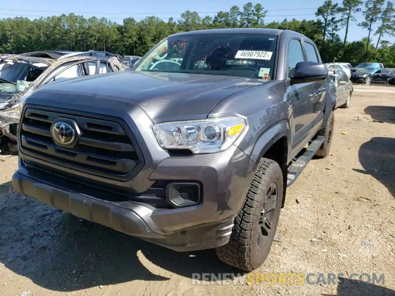 2 Photograph of a damaged car 5TFAX5GN3KX161337 TOYOTA TACOMA 2019