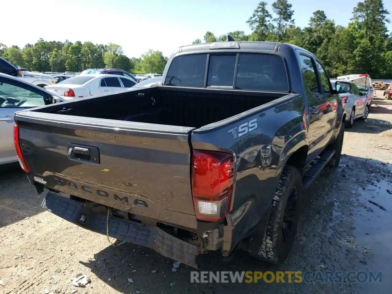 4 Photograph of a damaged car 5TFAX5GN3KX161337 TOYOTA TACOMA 2019