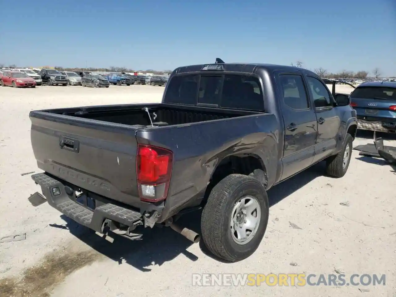 4 Photograph of a damaged car 5TFAX5GN3KX165047 TOYOTA TACOMA 2019