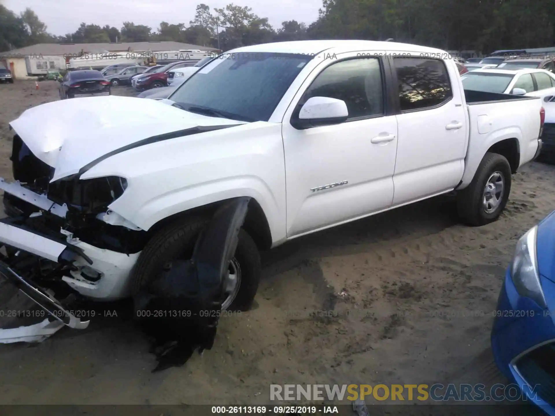 2 Photograph of a damaged car 5TFAX5GN4KX133871 TOYOTA TACOMA 2019