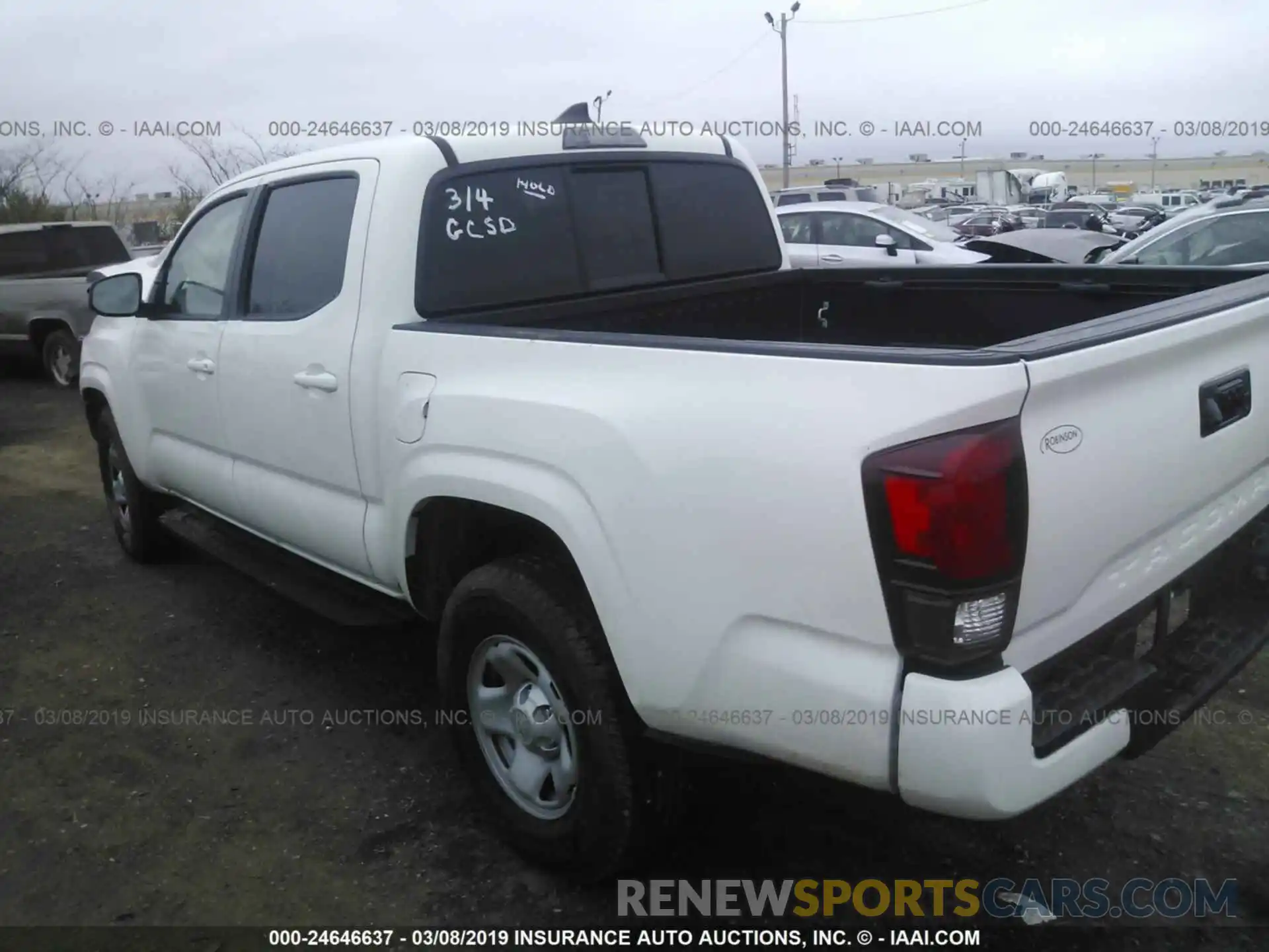 3 Photograph of a damaged car 5TFAX5GN4KX138309 TOYOTA TACOMA 2019