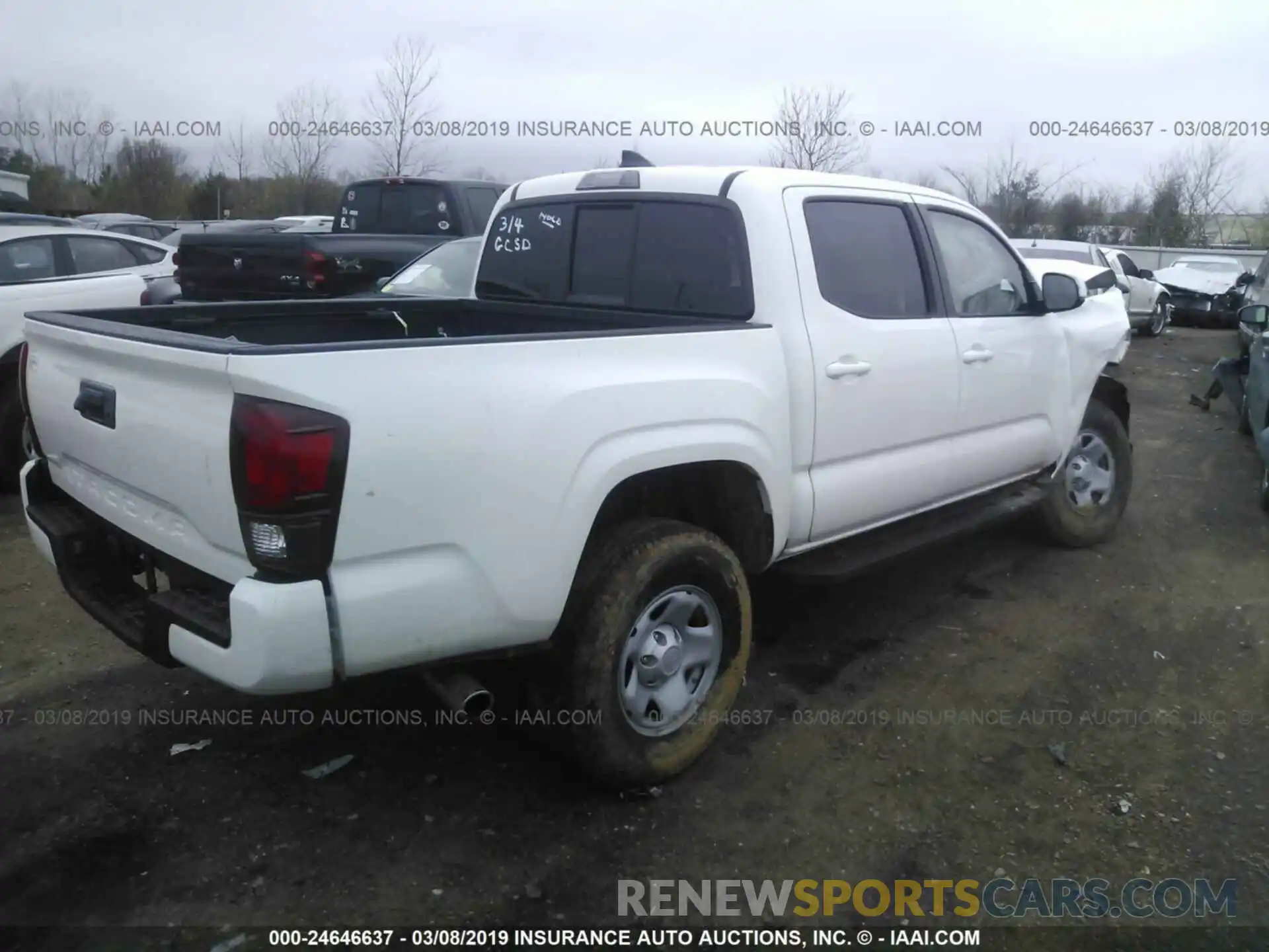 4 Фотография поврежденного автомобиля 5TFAX5GN4KX138309 TOYOTA TACOMA 2019