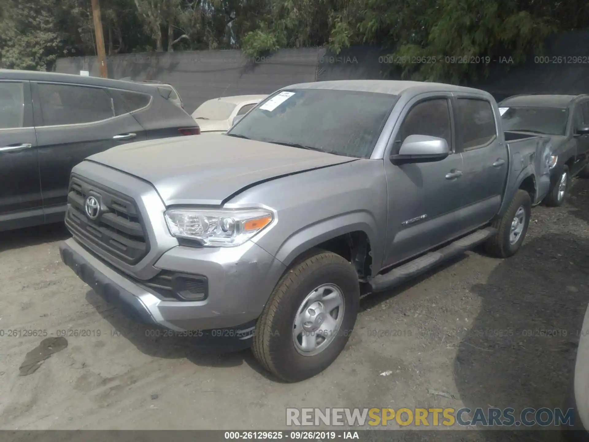 2 Photograph of a damaged car 5TFAX5GN4KX139007 TOYOTA TACOMA 2019