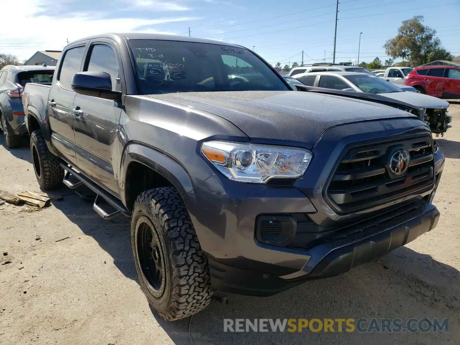 1 Photograph of a damaged car 5TFAX5GN4KX139864 TOYOTA TACOMA 2019