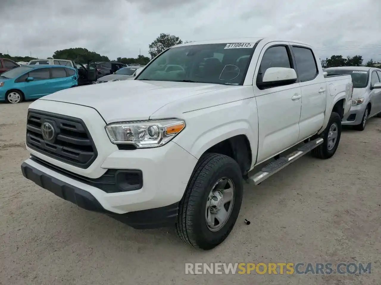 2 Photograph of a damaged car 5TFAX5GN4KX140836 TOYOTA TACOMA 2019