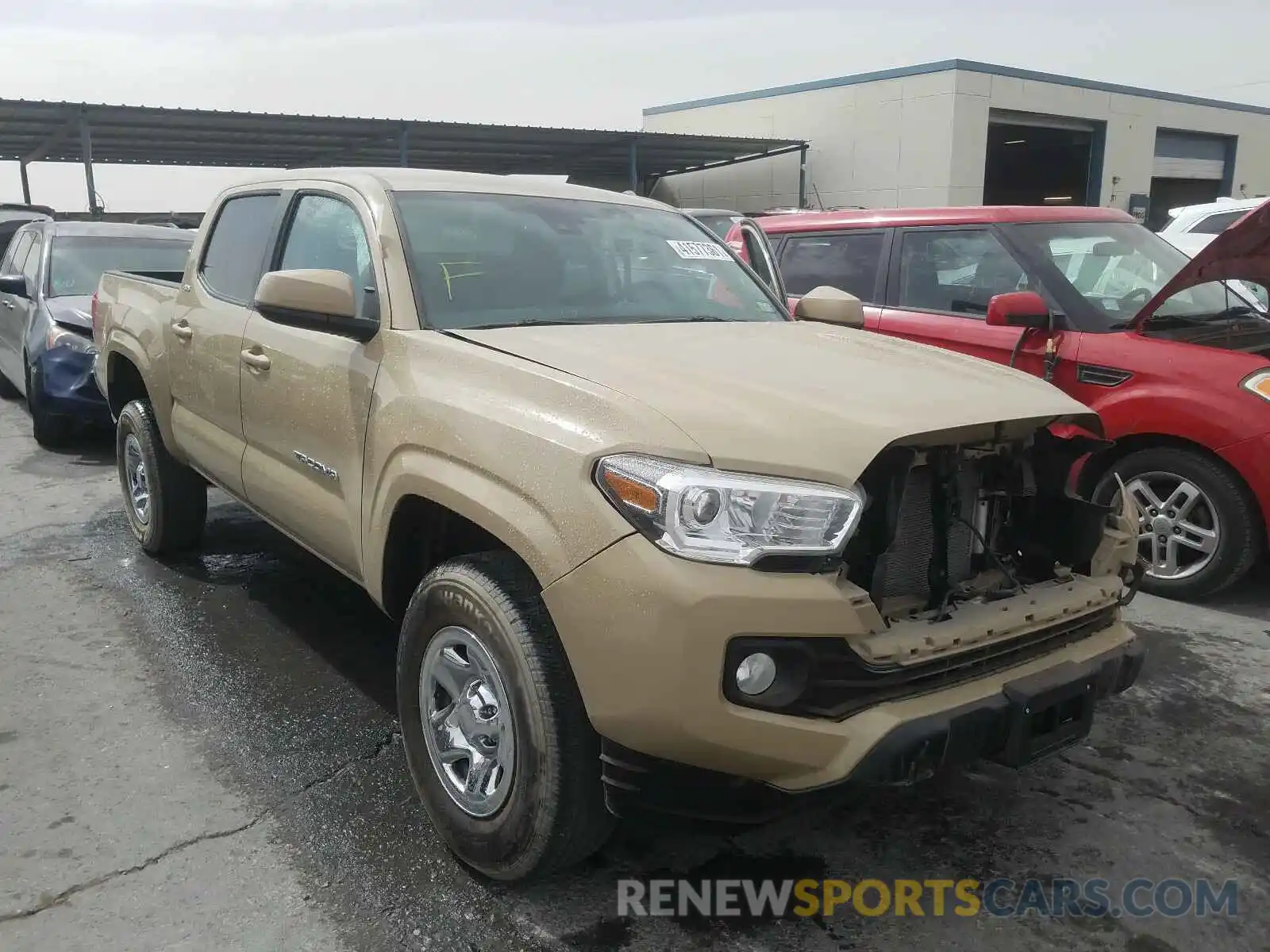 1 Photograph of a damaged car 5TFAX5GN4KX143428 TOYOTA TACOMA 2019