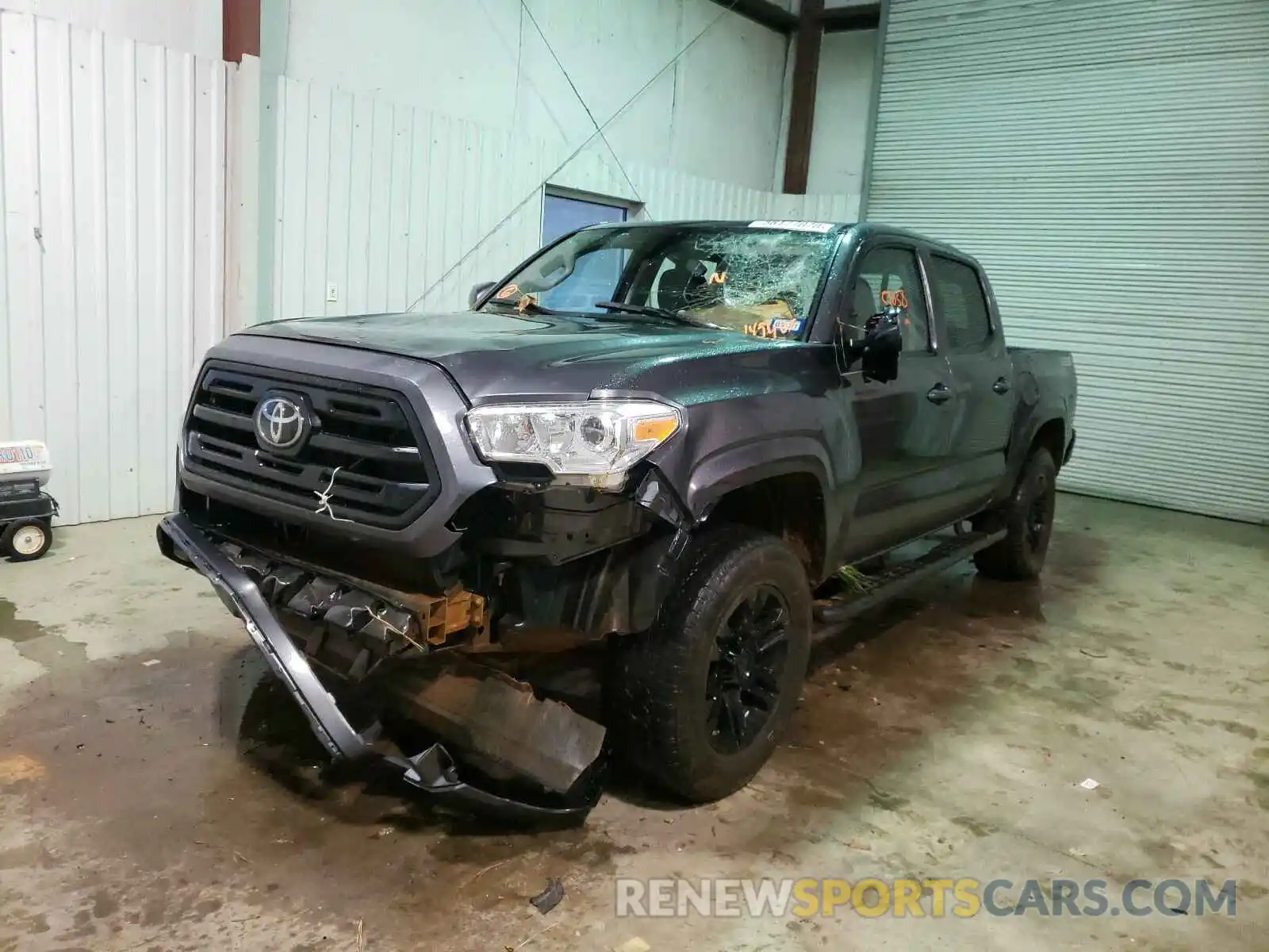 2 Photograph of a damaged car 5TFAX5GN4KX149407 TOYOTA TACOMA 2019