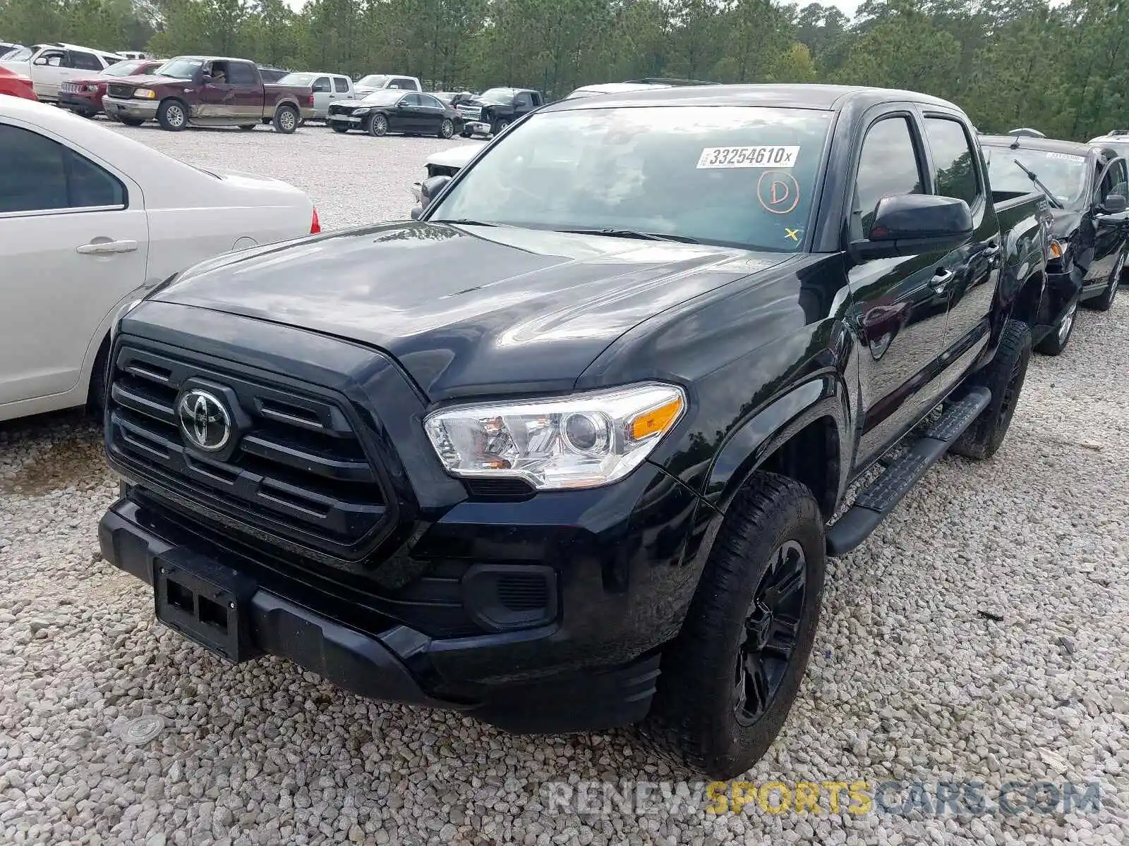 2 Photograph of a damaged car 5TFAX5GN4KX151786 TOYOTA TACOMA 2019