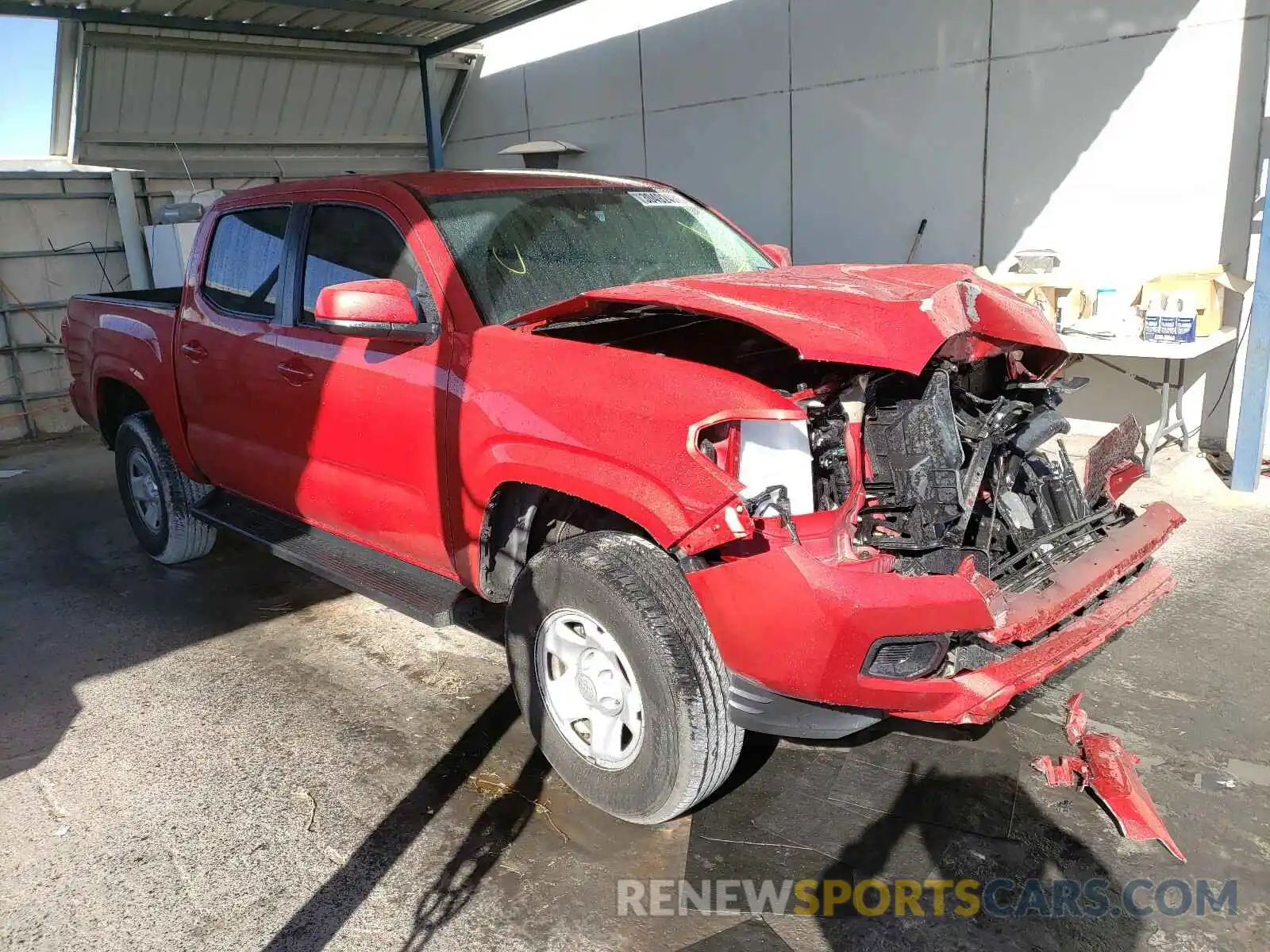 1 Photograph of a damaged car 5TFAX5GN4KX156888 TOYOTA TACOMA 2019