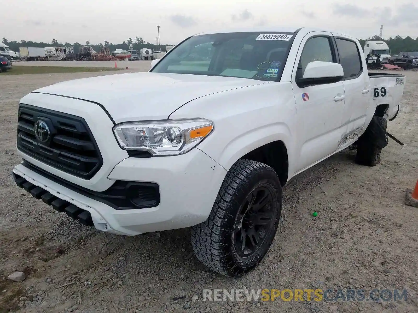 2 Photograph of a damaged car 5TFAX5GN4KX158298 TOYOTA TACOMA 2019