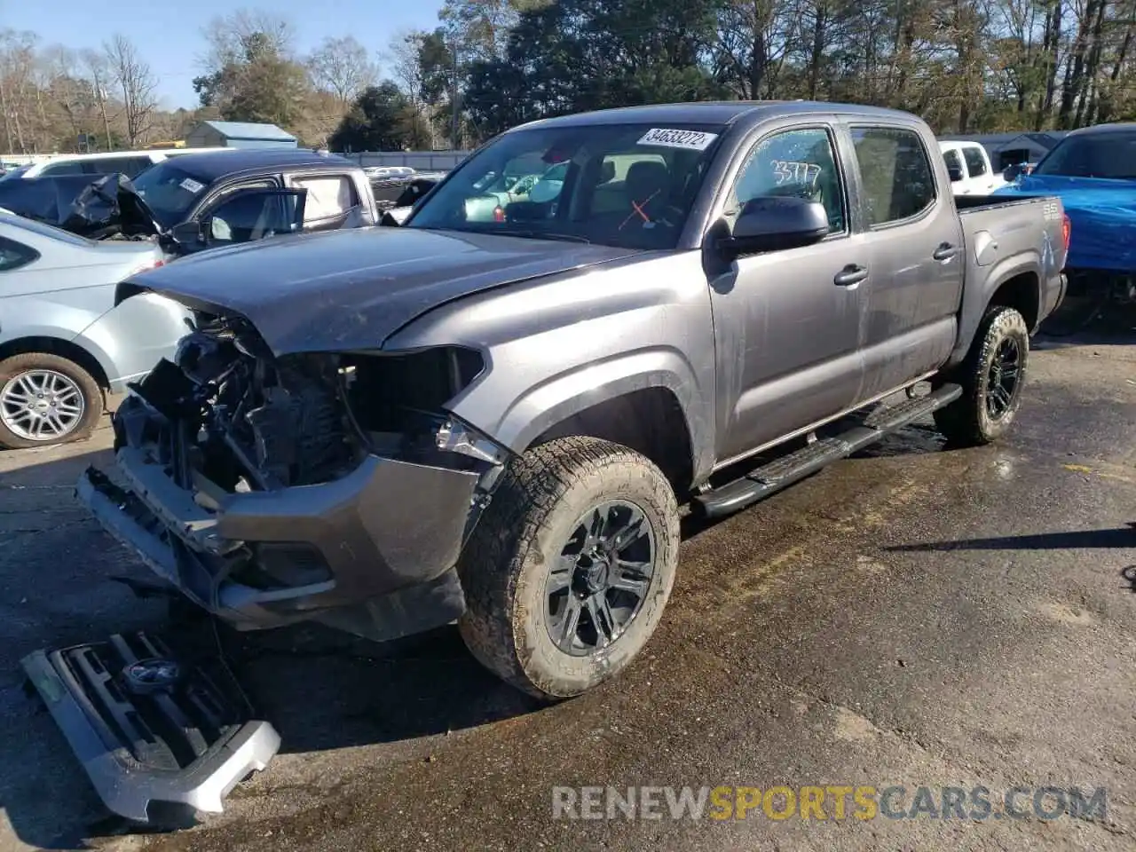 2 Photograph of a damaged car 5TFAX5GN4KX161122 TOYOTA TACOMA 2019