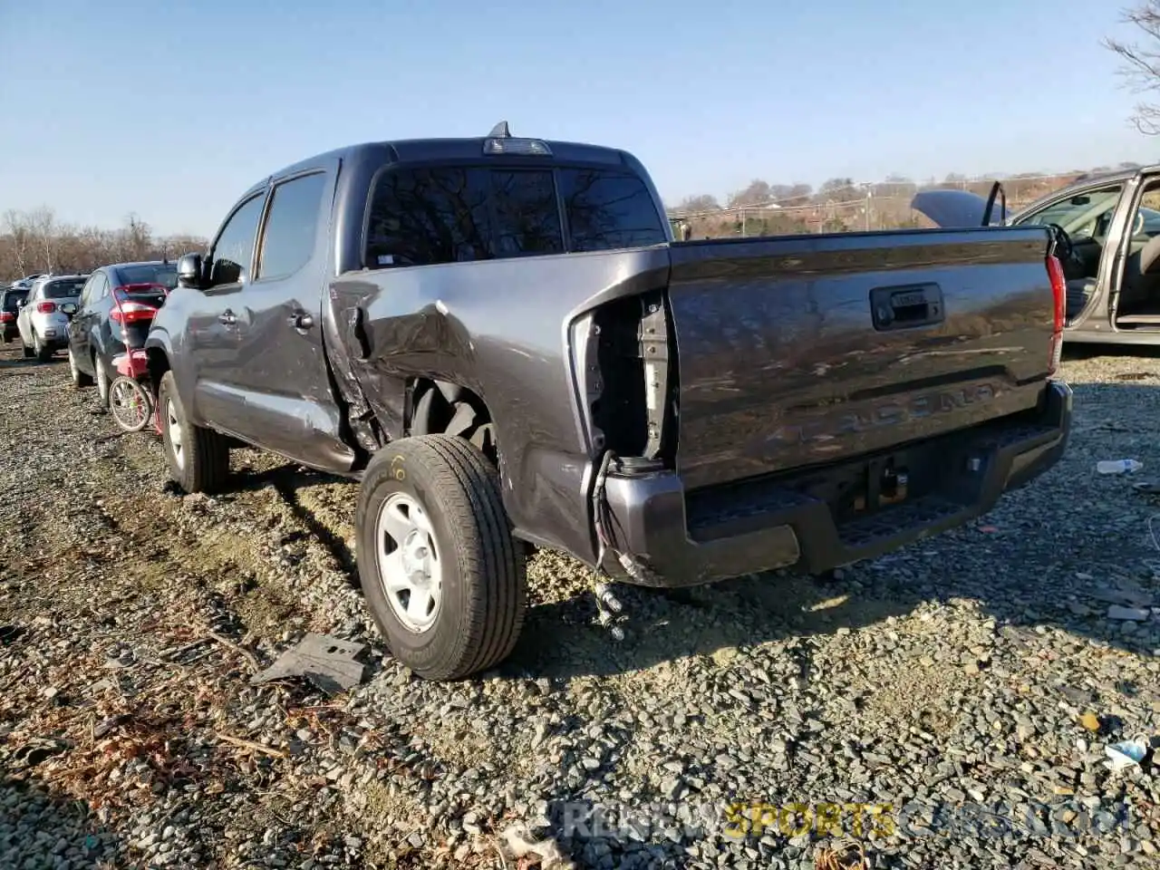 3 Photograph of a damaged car 5TFAX5GN4KX161833 TOYOTA TACOMA 2019