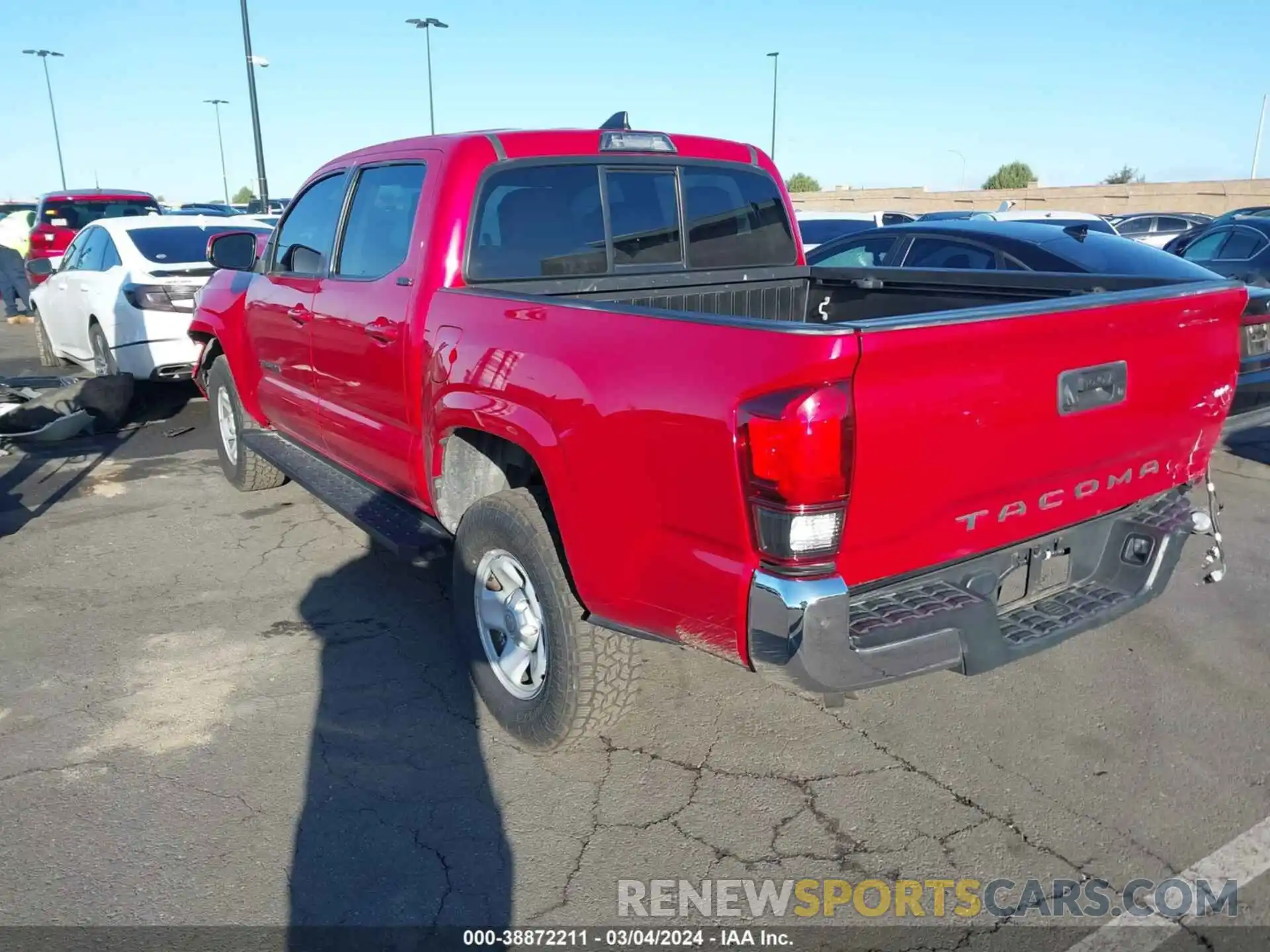 3 Photograph of a damaged car 5TFAX5GN4KX163761 TOYOTA TACOMA 2019