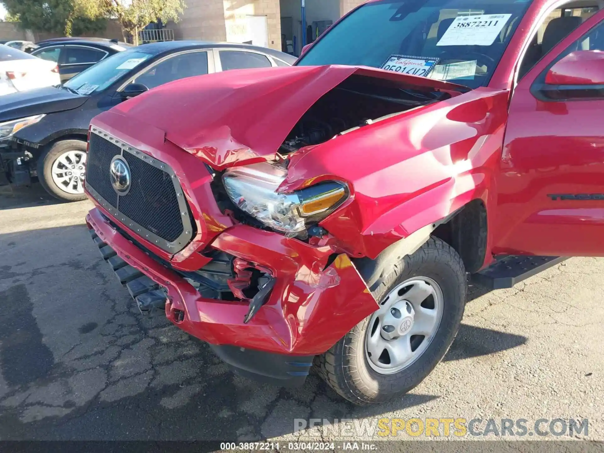 6 Photograph of a damaged car 5TFAX5GN4KX163761 TOYOTA TACOMA 2019