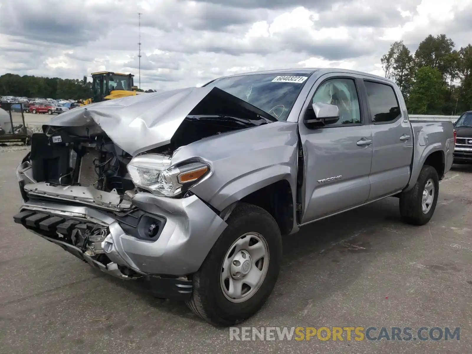 2 Photograph of a damaged car 5TFAX5GN4KX164957 TOYOTA TACOMA 2019