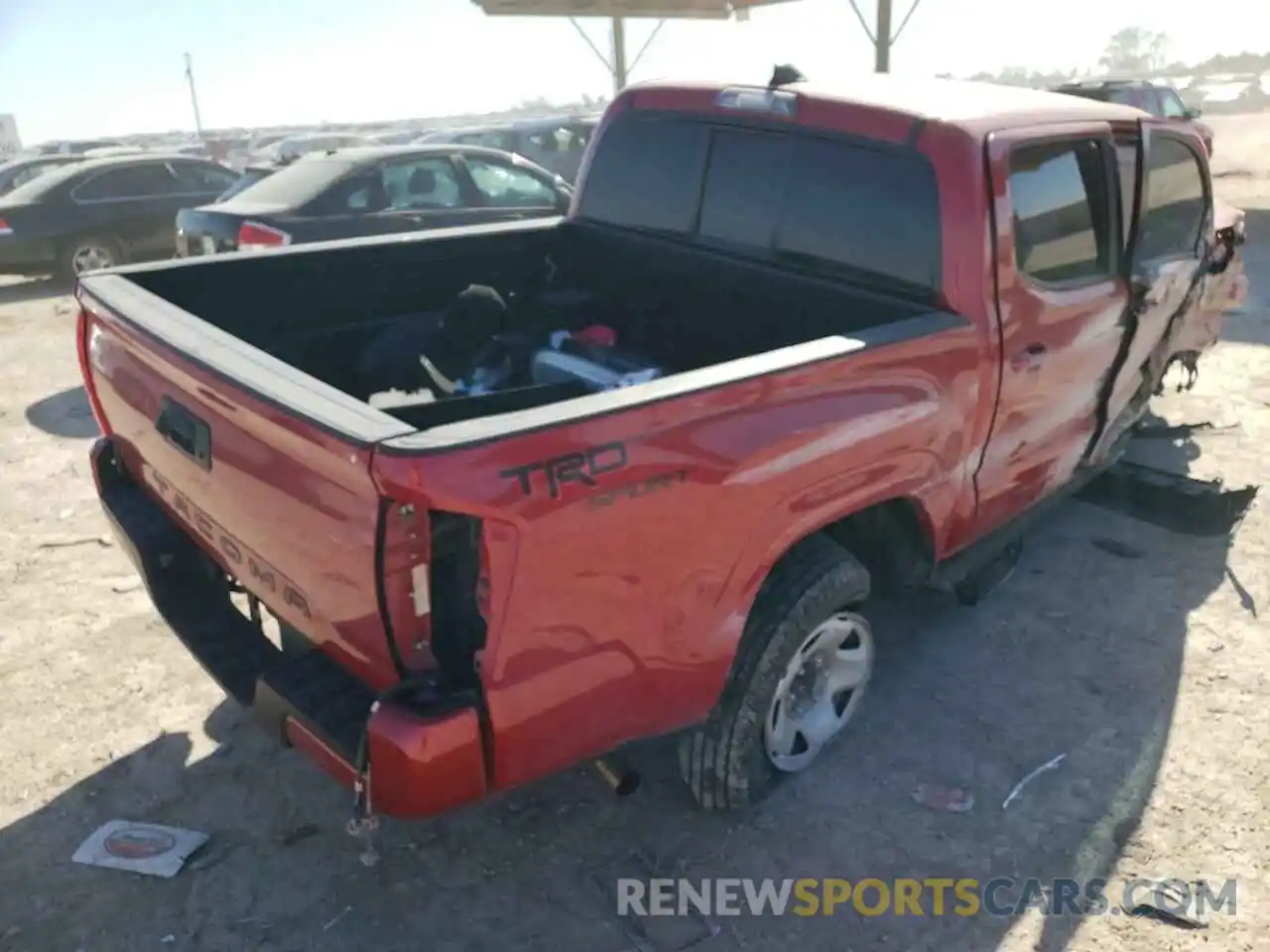 4 Photograph of a damaged car 5TFAX5GN5KX133152 TOYOTA TACOMA 2019