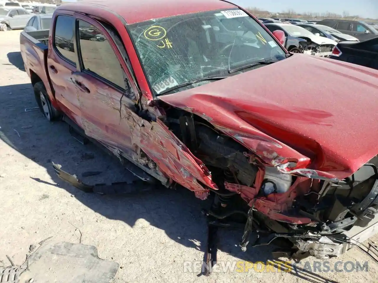 9 Photograph of a damaged car 5TFAX5GN5KX133152 TOYOTA TACOMA 2019