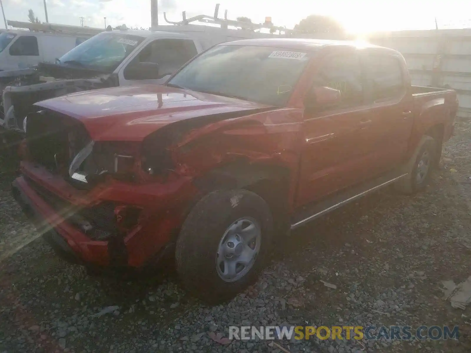 2 Photograph of a damaged car 5TFAX5GN5KX133328 TOYOTA TACOMA 2019